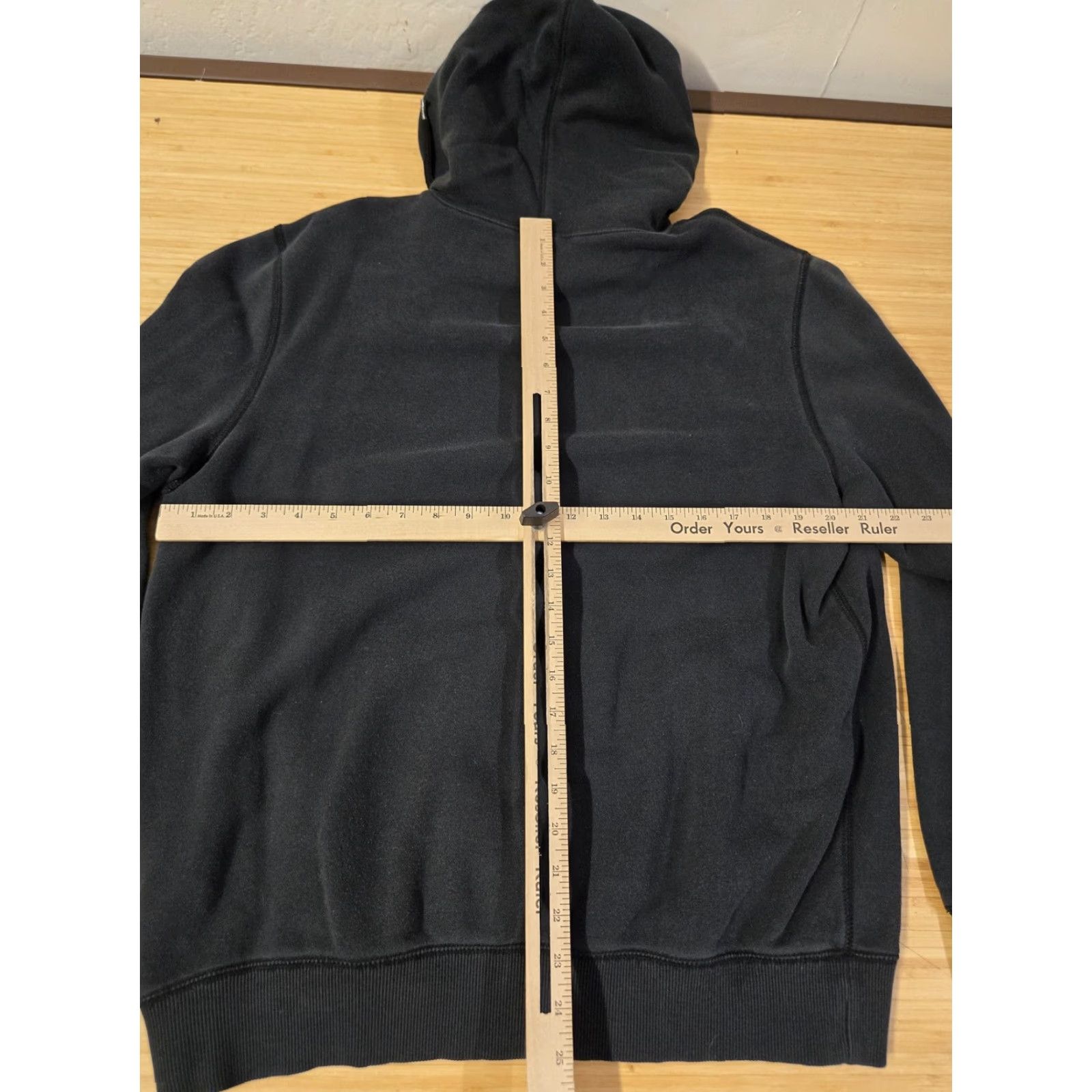 Nike Nike Hoodie Mens Large Black Athletic Dept Pullover Swoosh Sweatshirt Pockets Kangaroo Front Pocket Drawstring Hooded Size US L / EU 52-54 / 3 - 7 Thumbnail