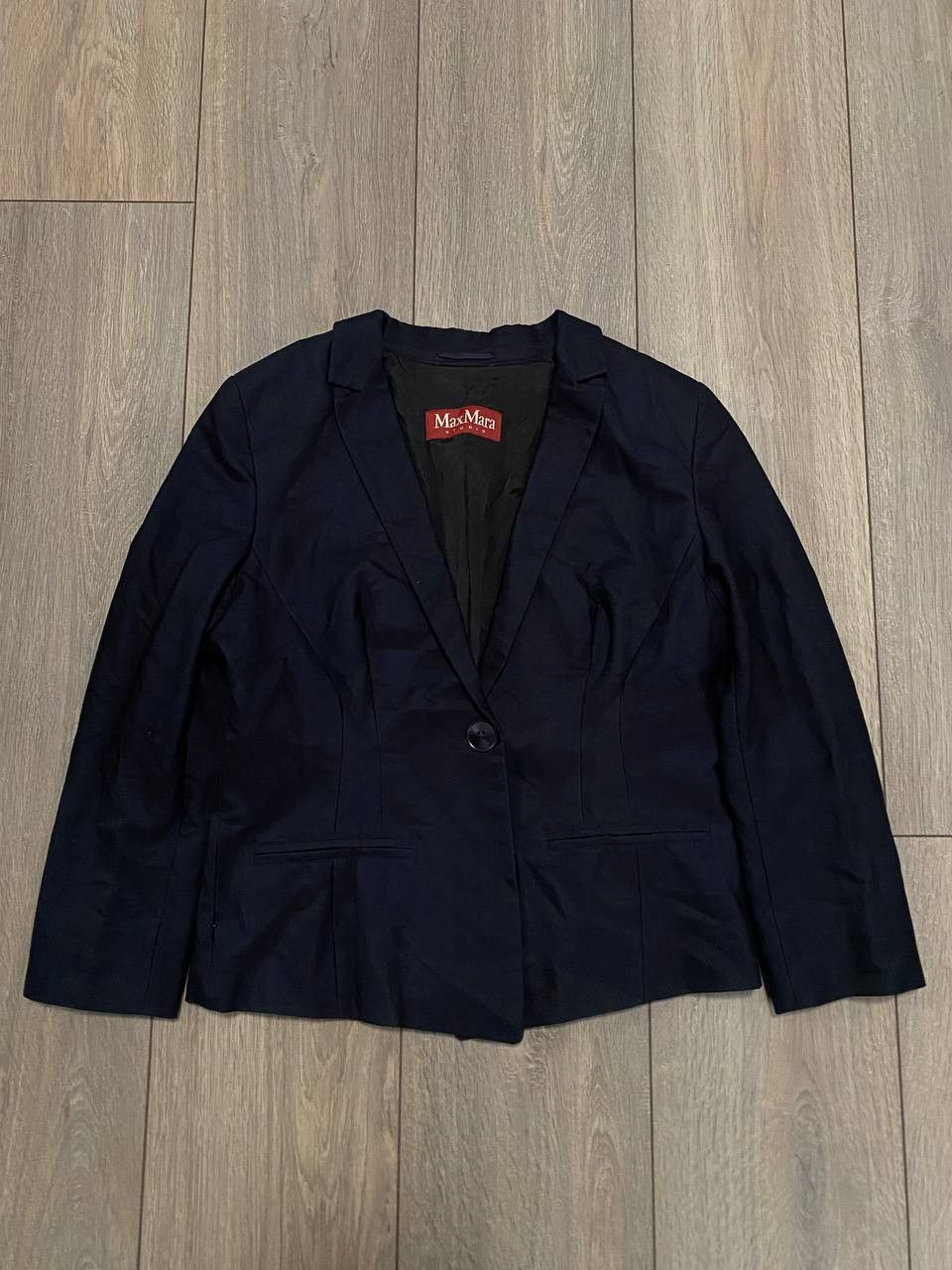 Max Mara Vintage Max Mara Studio Blazer Blue Buttons Size M / US 6-8 / IT 42-44 - 1 Thumbnail