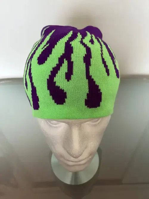Anime Neon Flame Beanie Size ONE SIZE - 2 Thumbnail