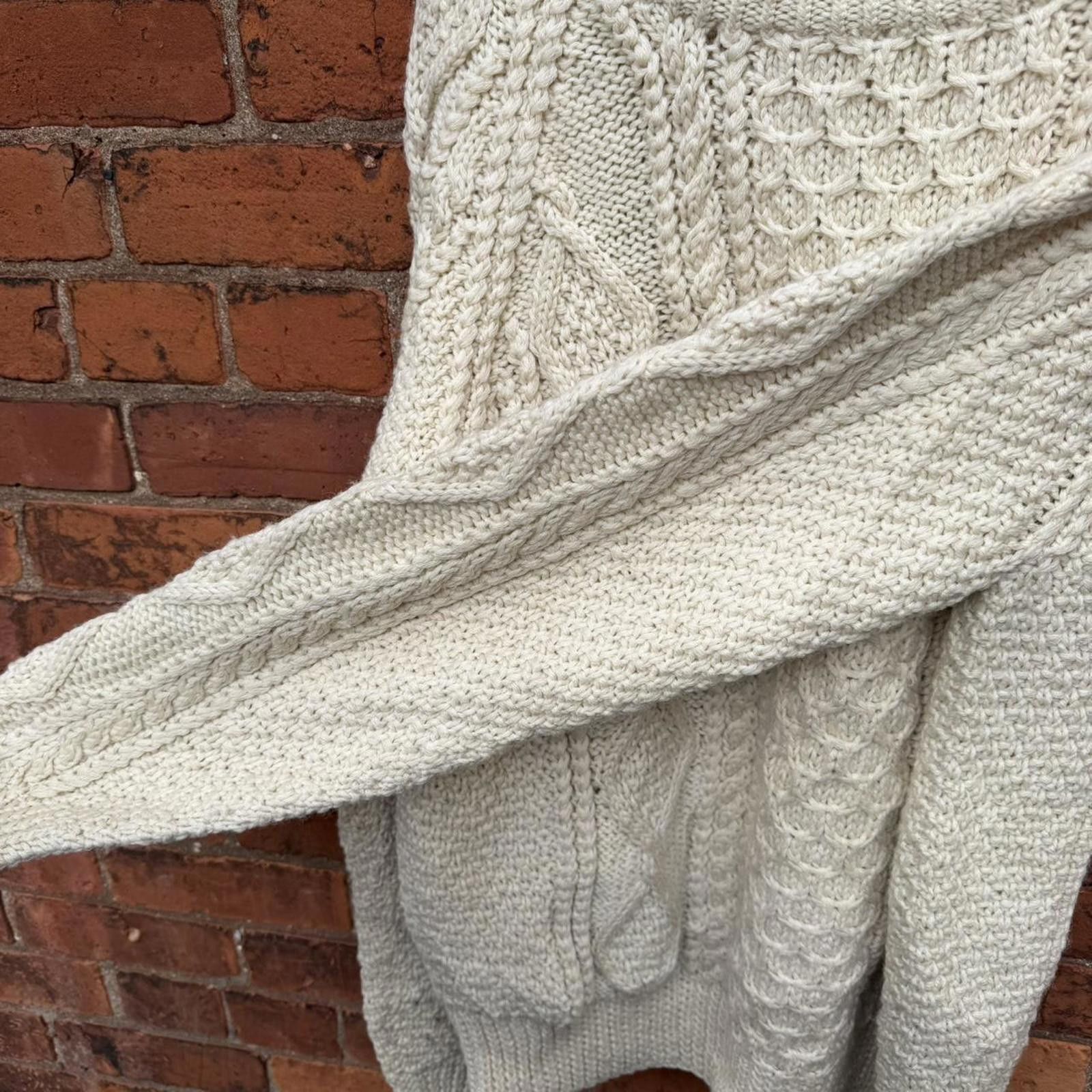 Other Vintage B Altman & co cable knit sweater XL 70s/80s Size US XL / EU 56 / 4 - 6 Thumbnail
