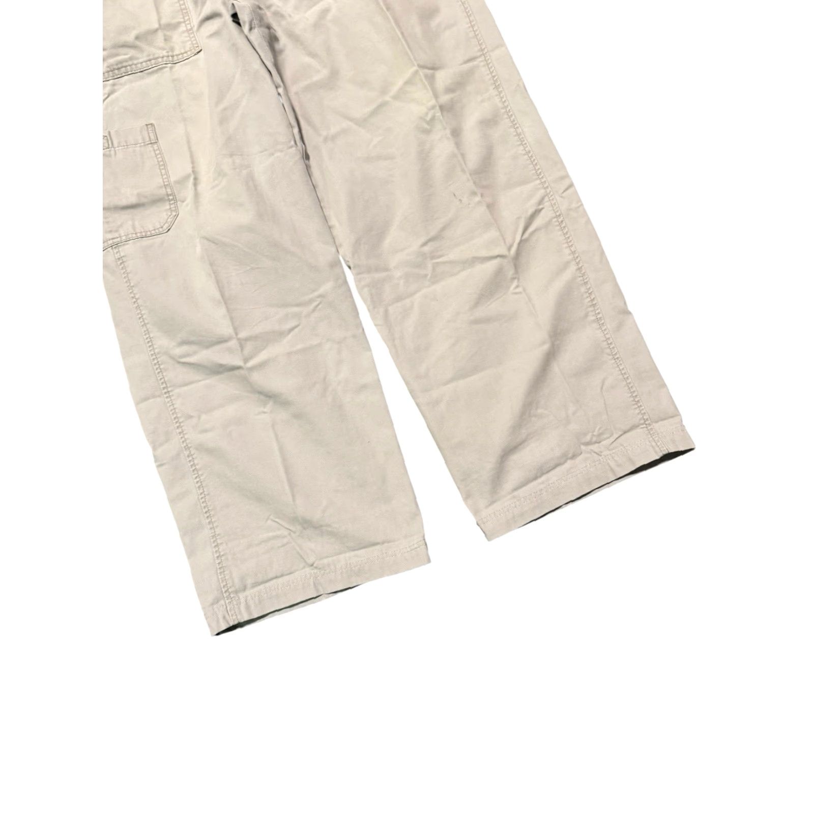 Levi's VINTAGE Levi's Dry Goods Pants Mens Beige Cargo Baggy 36x32 90s Skate Straight Canvas 5-Pocket Jeans Style Mens Size US 36 / EU 52 - 4 Thumbnail
