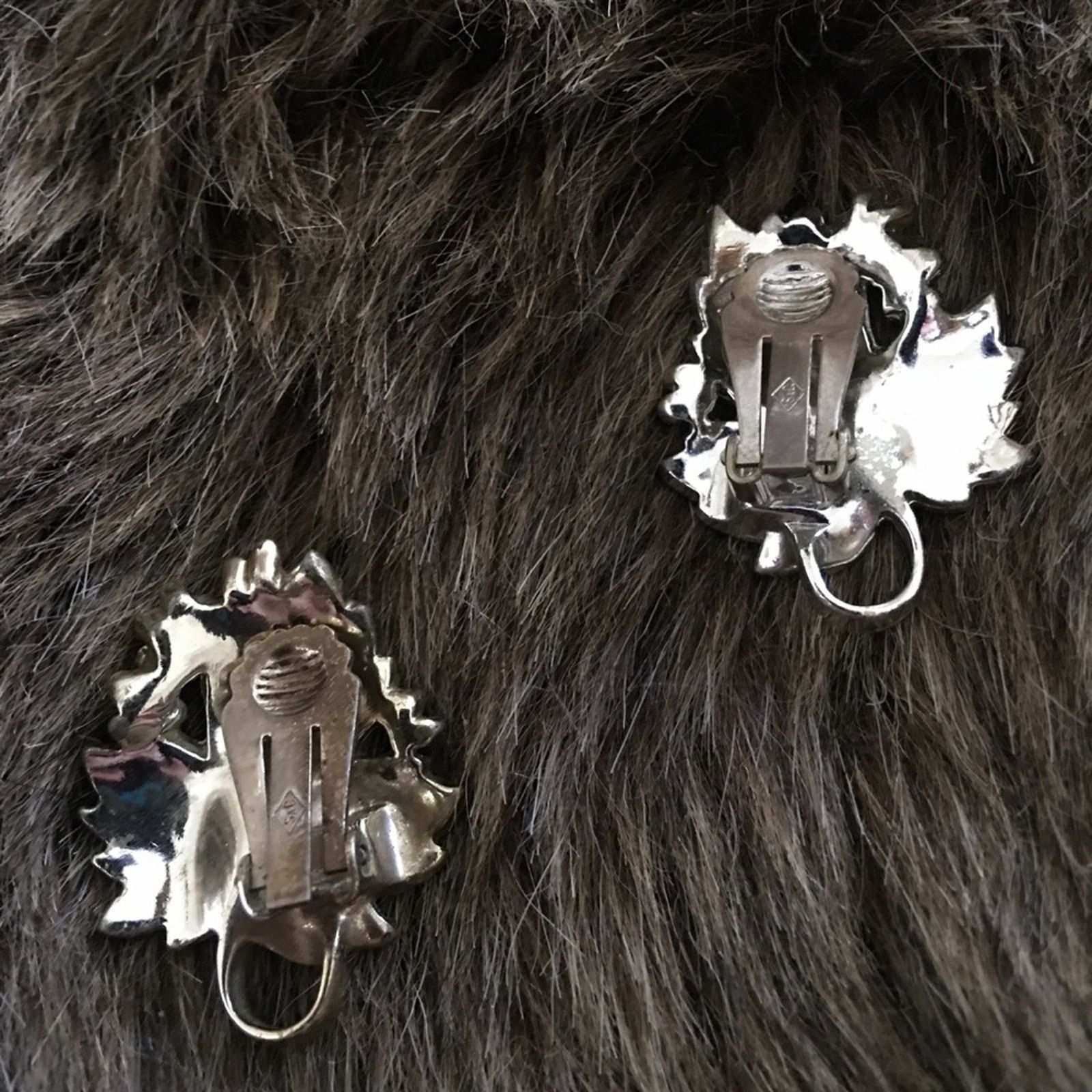 Vintage Vintage 60s Sarah Coventry leaf clip earrings Size ONE SIZE - 2 Thumbnail