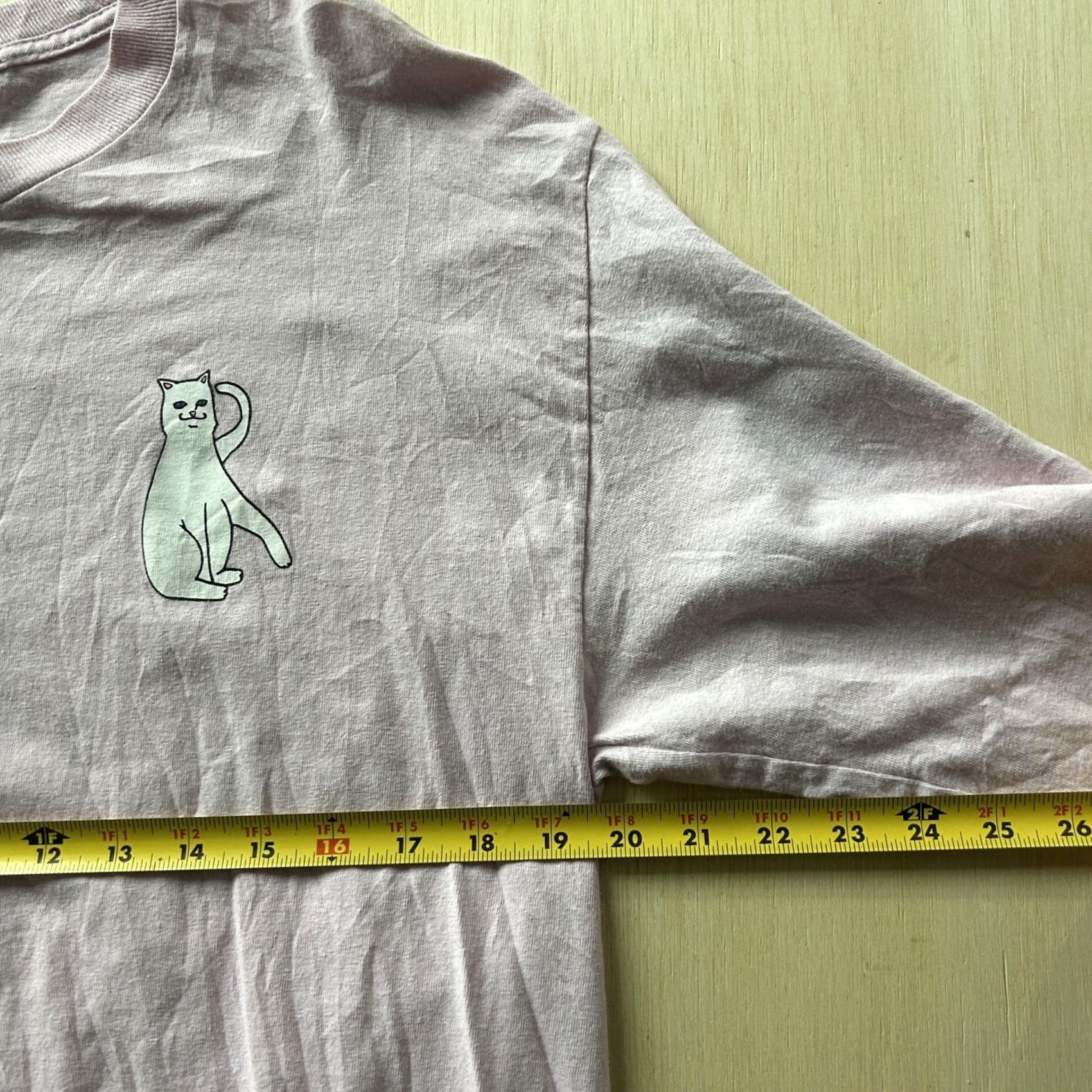 RIPNDIP RIPNDIP Shirt Mens Large Pink Long Sleeve Cat Graphic Streetwear Skateboard Size US L / EU 52-54 / 3 - 5 Thumbnail