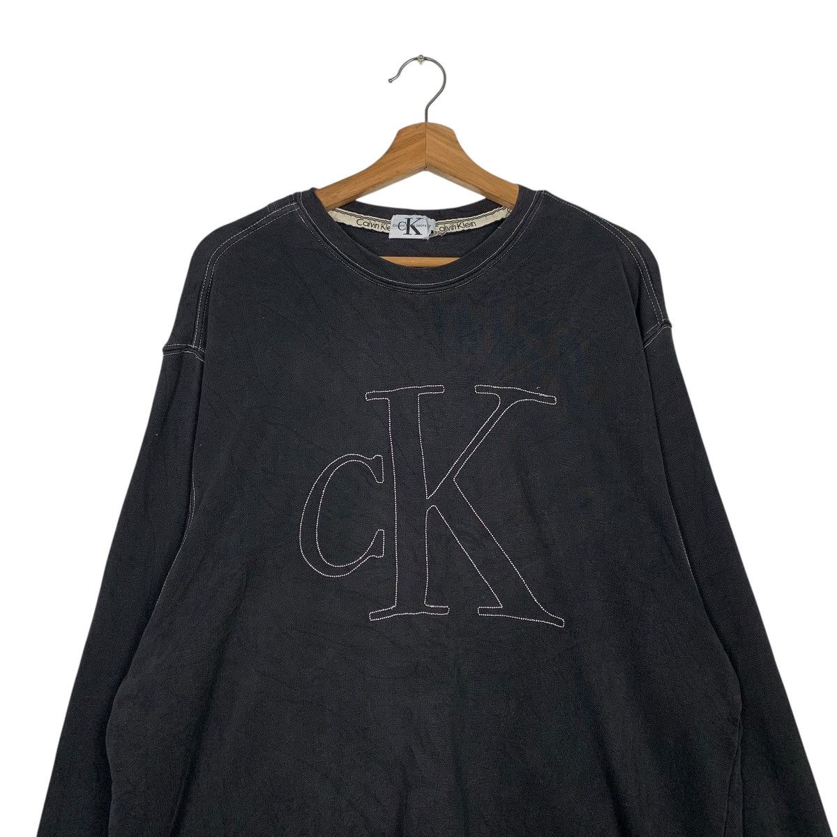 Calvin Klein Calvin Klein Big Logo Crewneck Sweatshirt Size US L / EU 52-54 / 3 - 2 Thumbnail