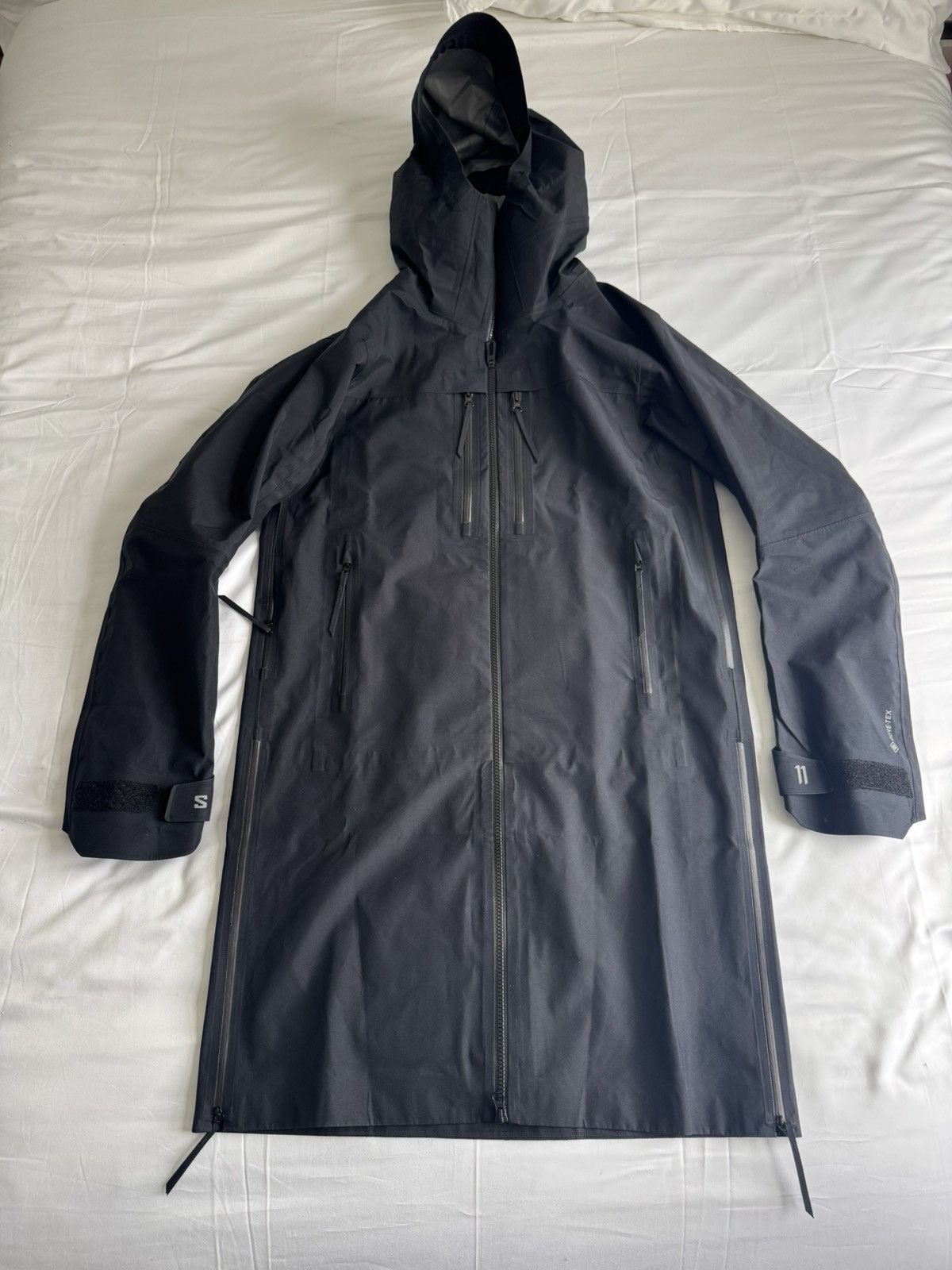 11 By Boris Bidjan Saberi × Salomon Black raincoat Size US S / EU 44-46 / 1 - 2 Thumbnail