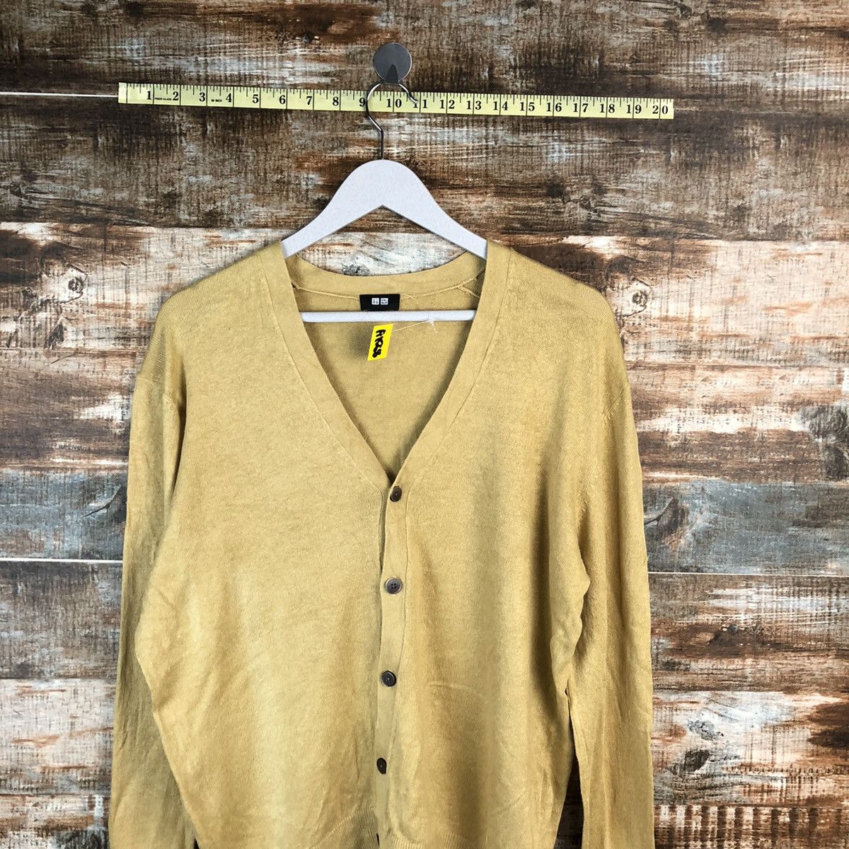 Japanese Brand Uniqlo Brown Cardigan Knitwear #A1568 Size US L / EU 52-54 / 3 - 2 Thumbnail