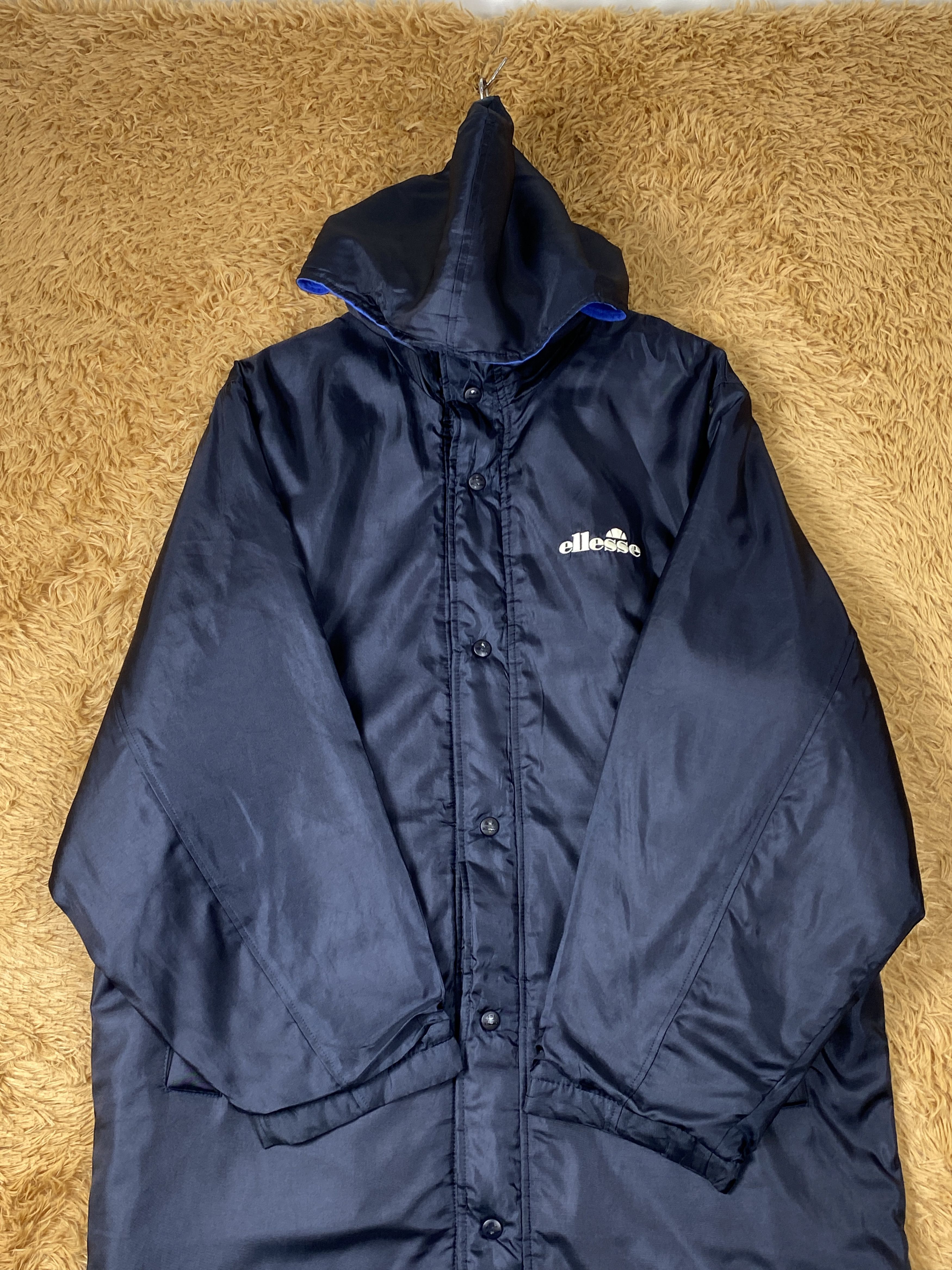 Ellesse Vintage Ellesse Hoodie Quilted Lining Long Jacket J1866 Size US M / EU 48-50 / 2 - 6 Thumbnail