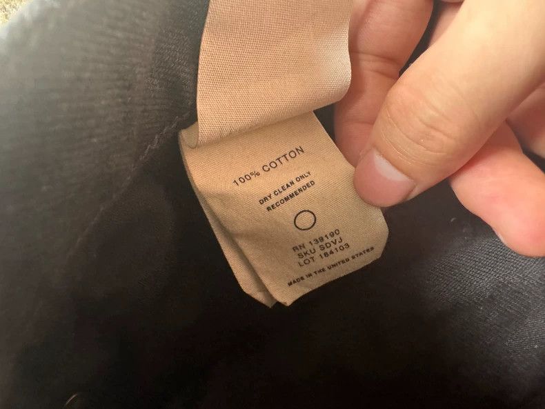 Fear of God Fear of God Black splashed ink jeans Size US 29 - 6 Thumbnail