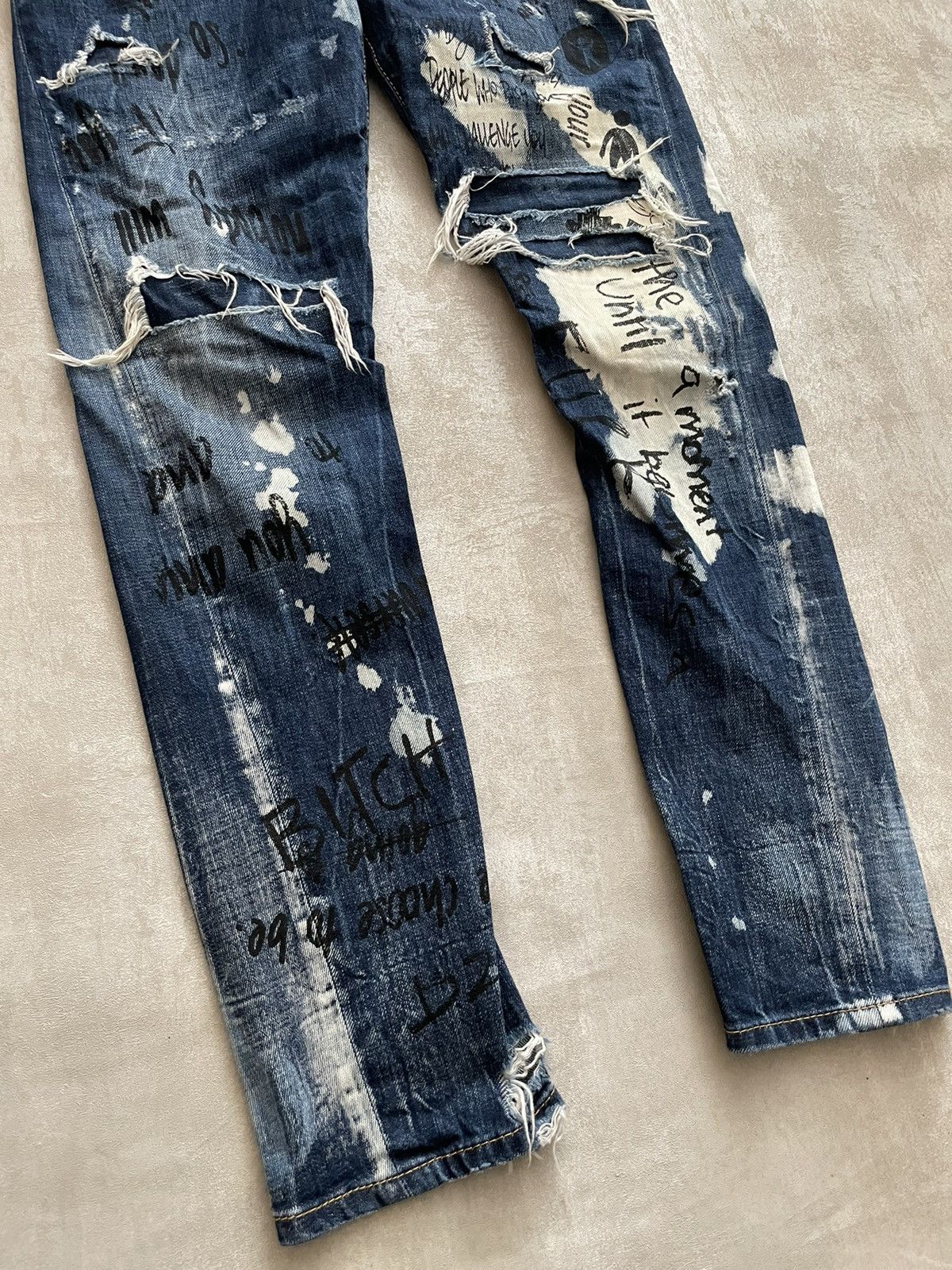 Dsquared2 DSQUARED2 Sexy Twist Used Effect Jeans | Grailed