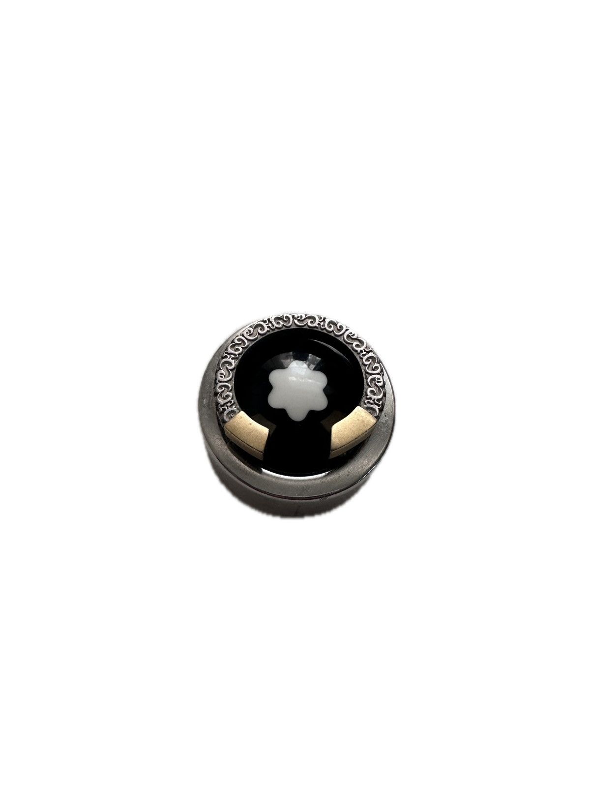 Maison Margiela Maison Margiela Silver and Gold Engraved ring Size ONE SIZE - 6 Thumbnail