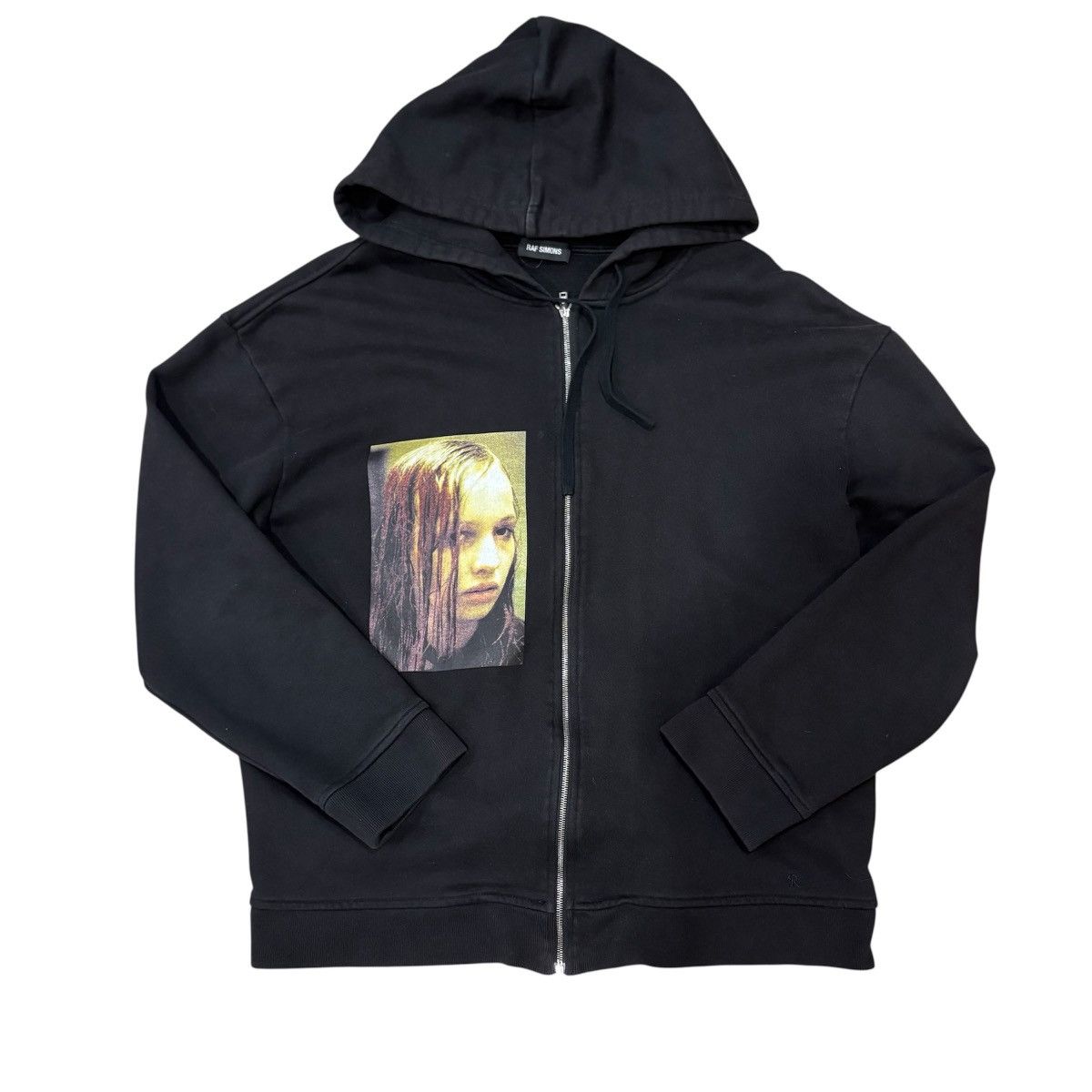 Raf Simons × Raf by Raf Simons Raf Simons Blue Leopard Zip