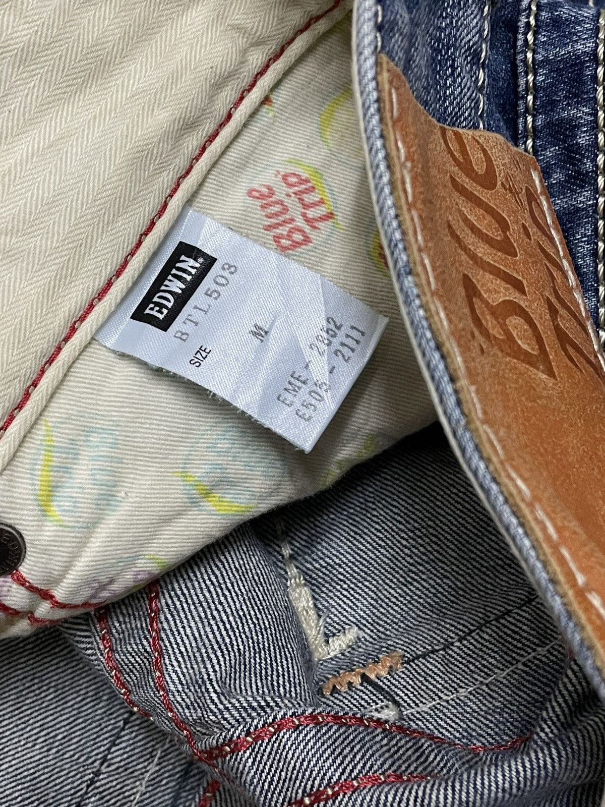 Edwin VINTAGE EDWIN BLUE TRIP JAPAN DESIGNER FAMOUS STYLISH DENIM Size US 32 / EU 48 - 18 Thumbnail