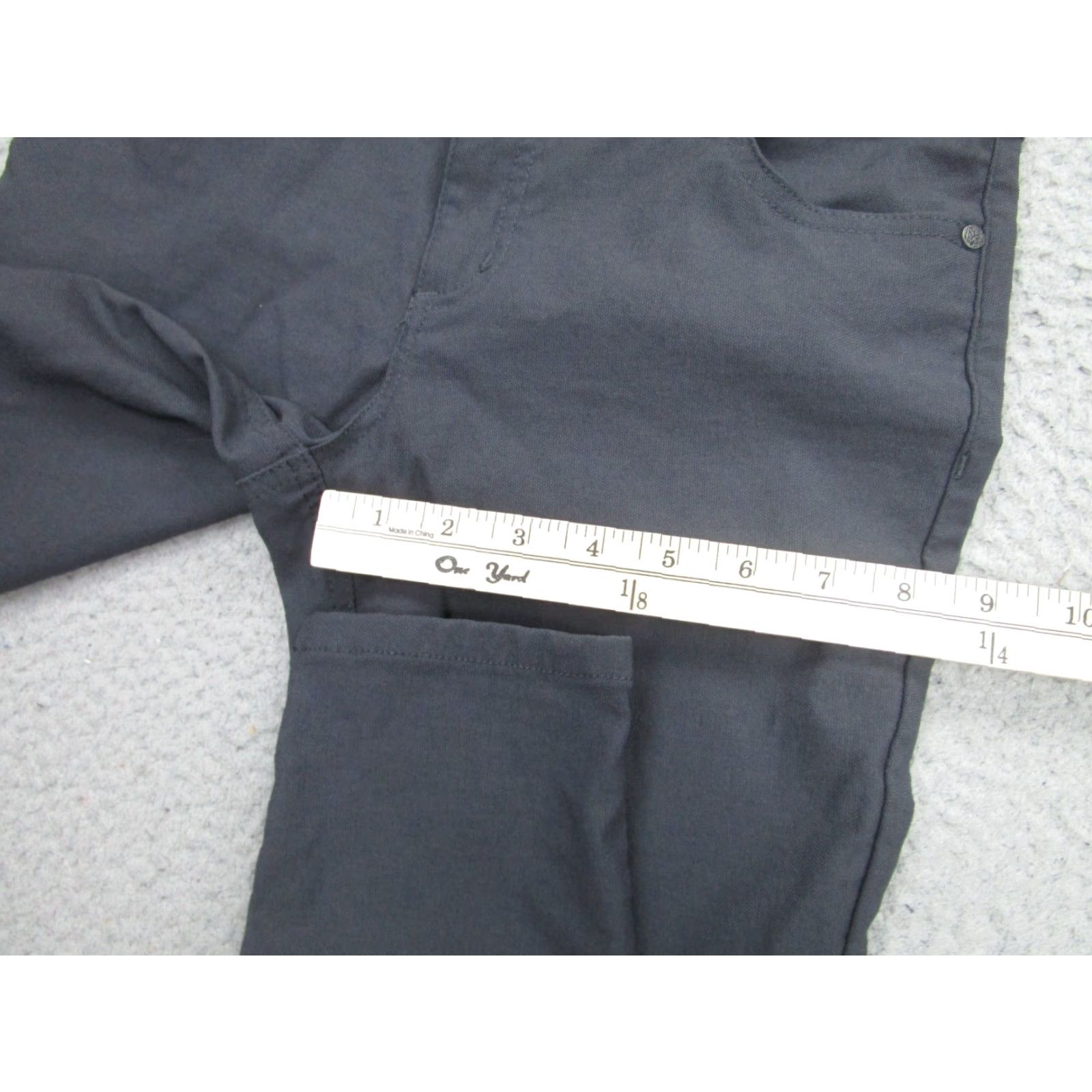 Prana Prana Pants Womens 6 Gray Brenna Skinny Stretch Camp Hike Outdoor w4118rg15 Size 28" / US 6 / IT 42 - 6 Thumbnail