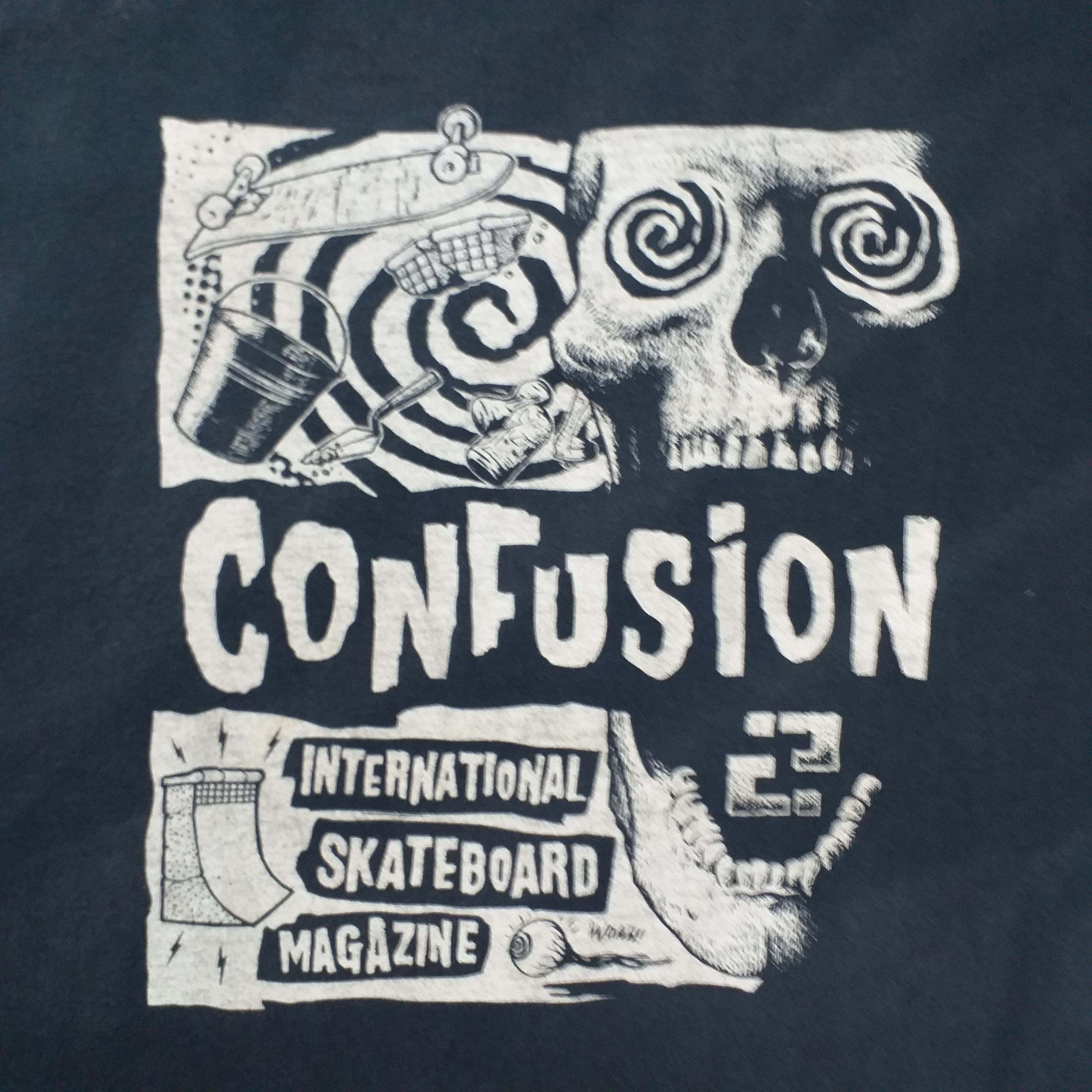 Vintage Vintage Confusion International Skateboard Tshirt E111 Size US M / EU 48-50 / 2 - 4 Thumbnail