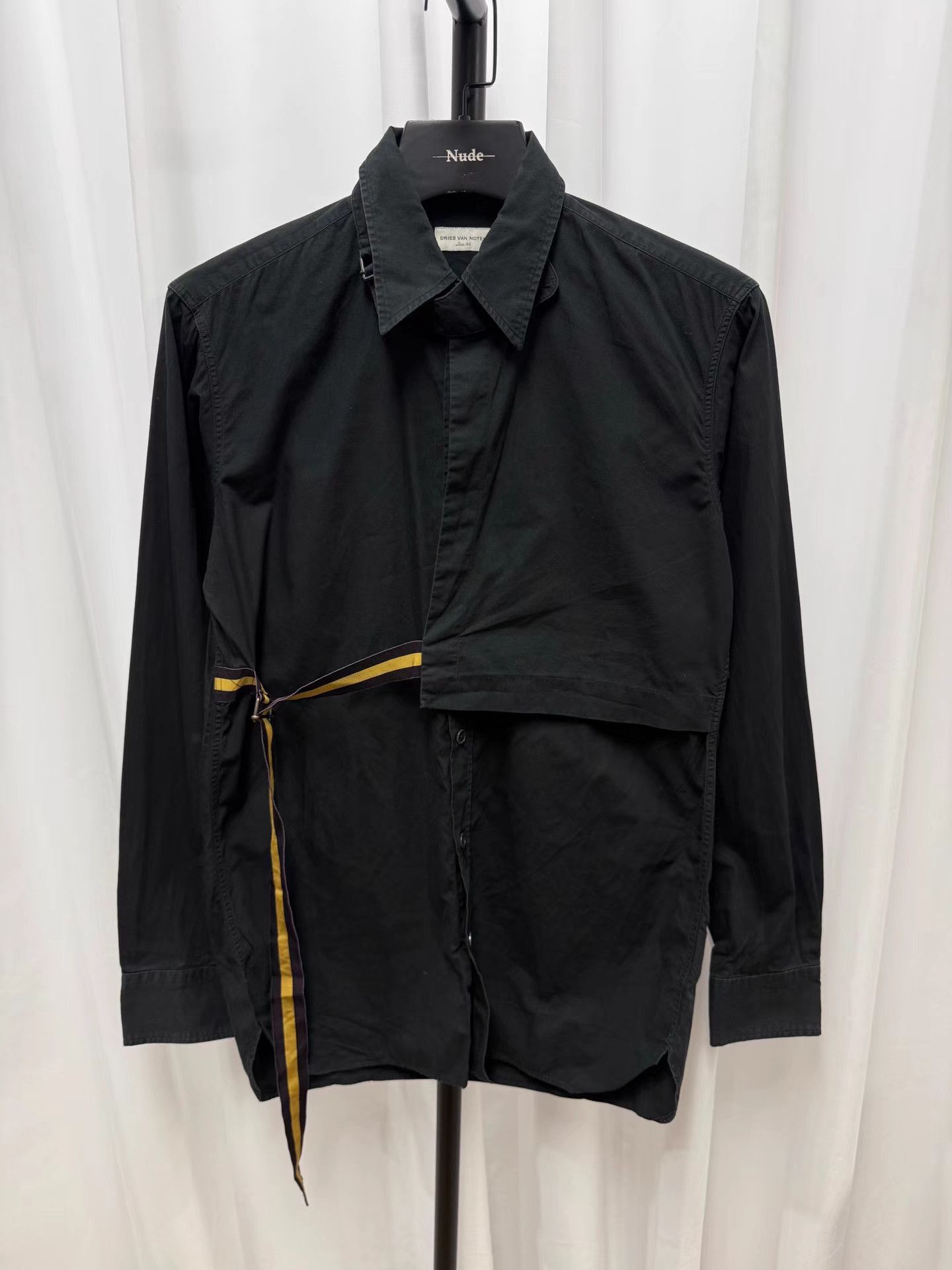 Dries Van Noten Dries Van Noten Ballet Boy Lace-Up Shirt K20 Size US S / EU 44-46 / 1 - 1 Thumbnail