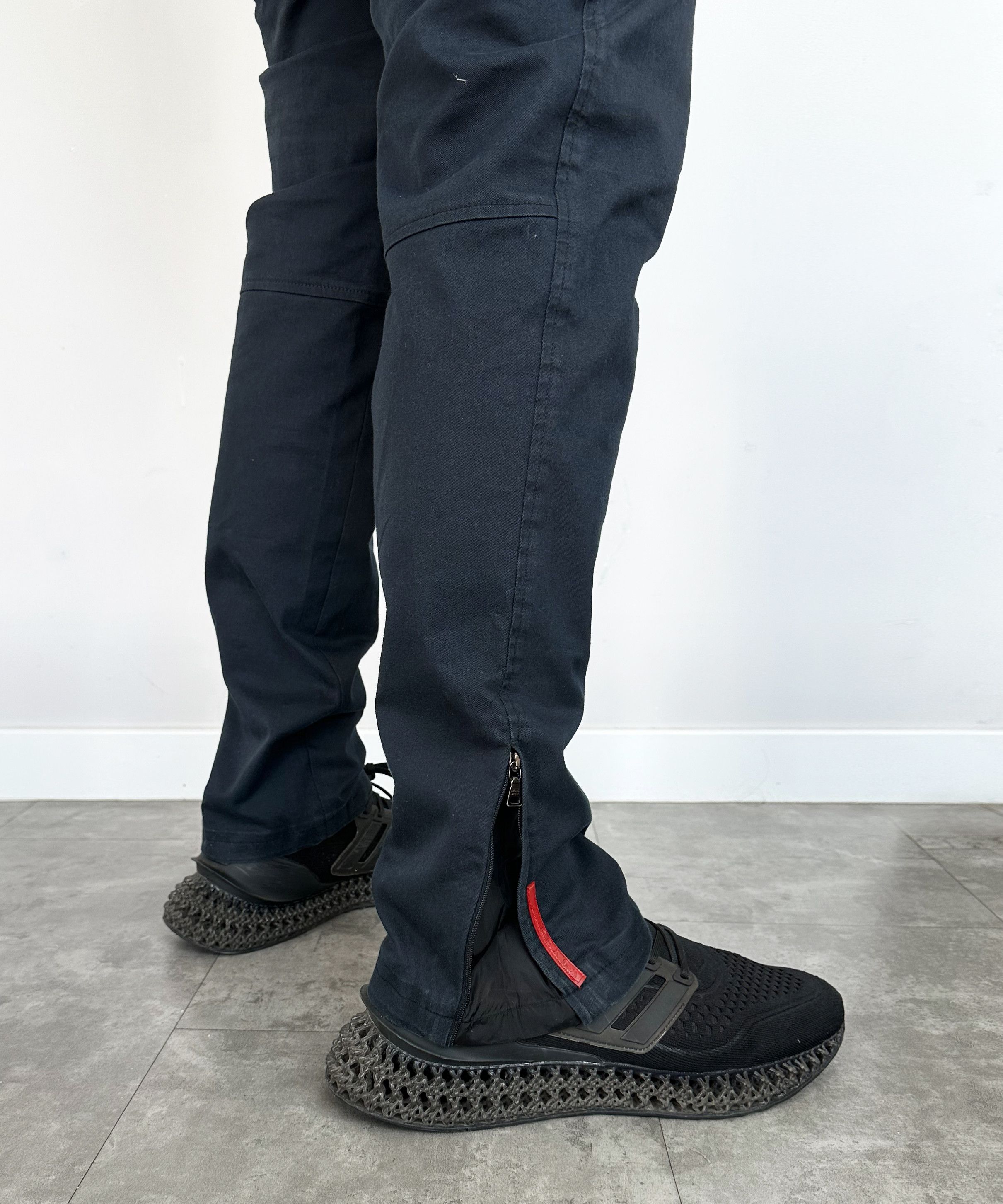 Prada 🔴 PRADA Pants Trousers Navy Blue Cotton Red Tab Pockets Size US 36 / EU 52 - 6 Thumbnail