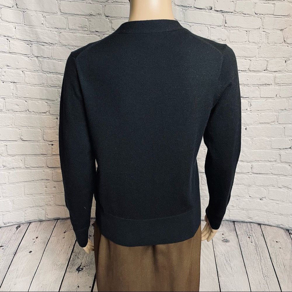 Kate Spade New Kate Spade Black Embellished Brooch Cardigan Size S Size S / US 4 / IT 40 - 4 Thumbnail