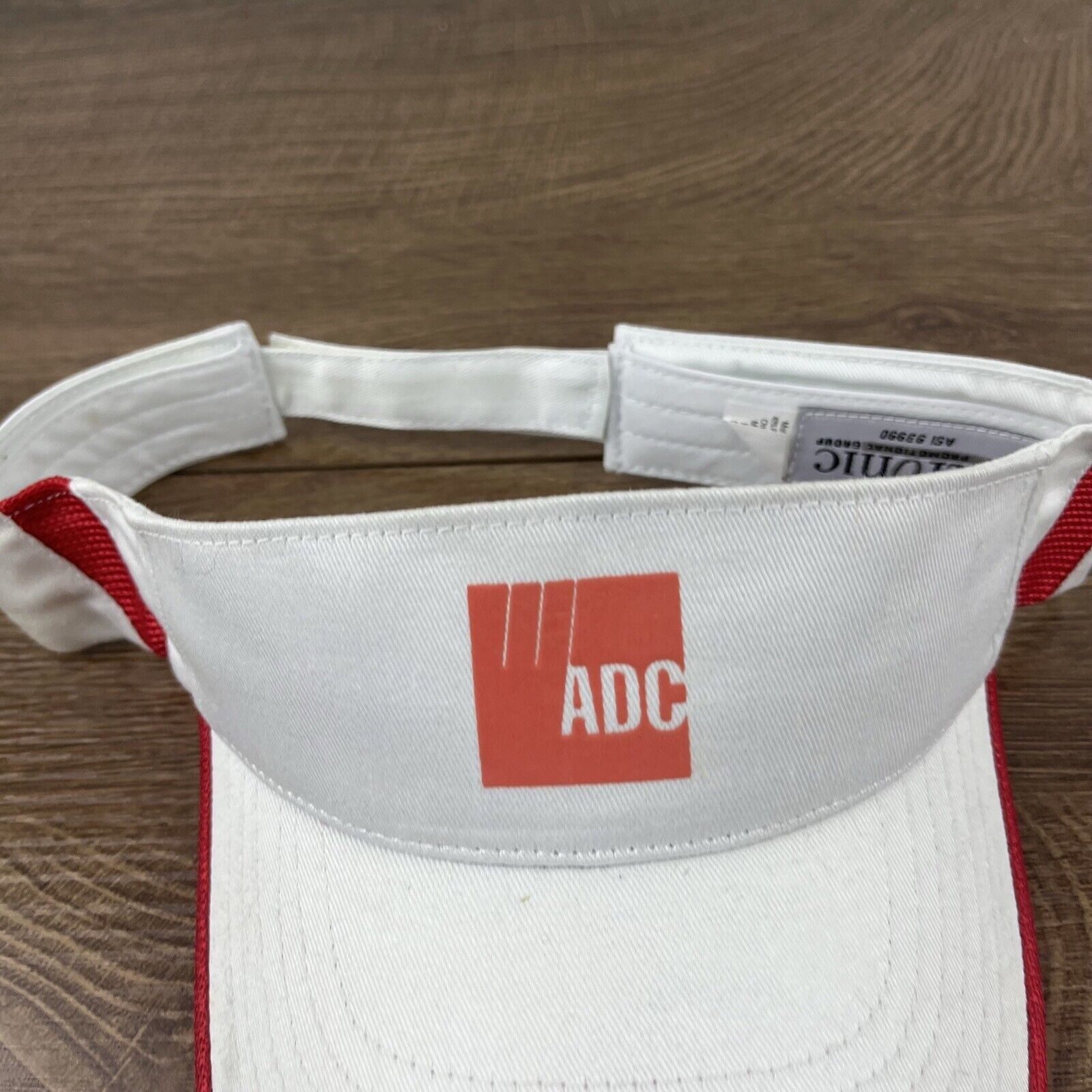 Other ADC W Visor Hat White ADC Cap Hat Adjustable Hat White Adult Size ONE SIZE - 6 Thumbnail