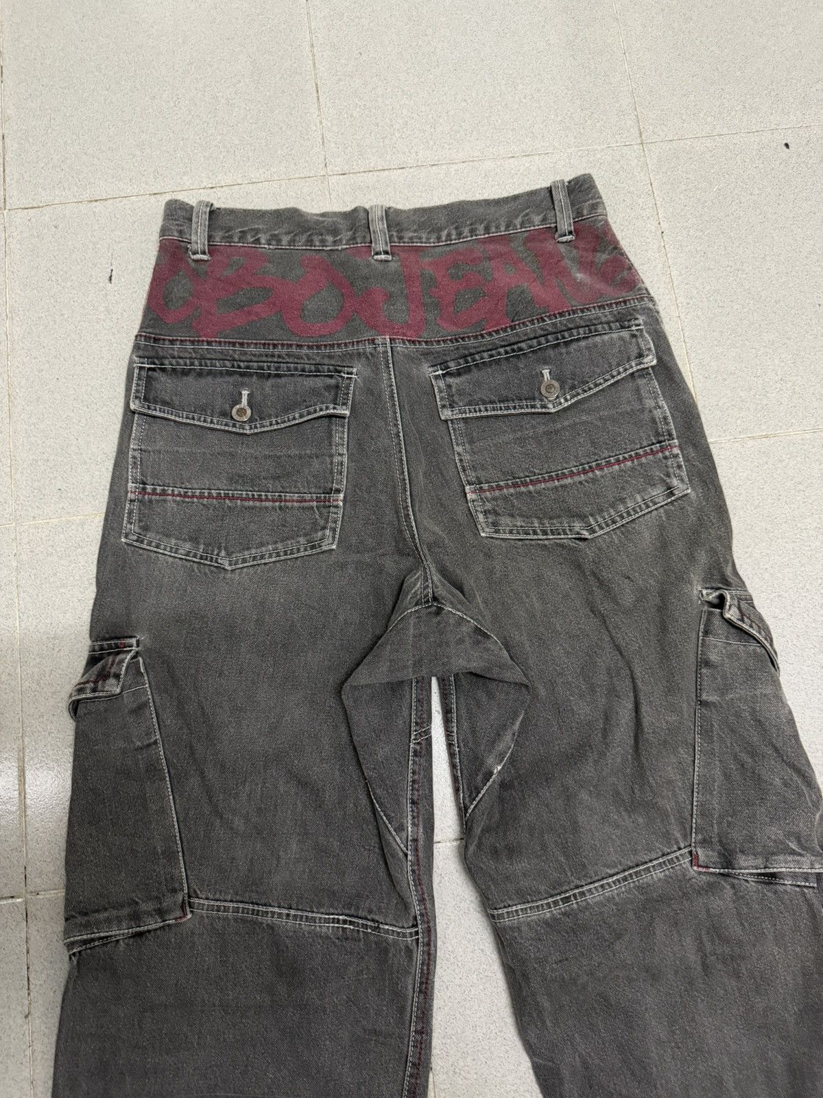 Hobo Vintage Hobo Baggy Cargo Denim Jeans Size US 32 / EU 48 - 3 Thumbnail