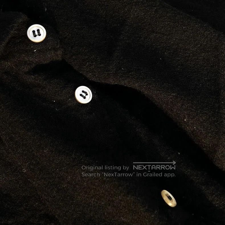 Comme des Garcons Comme des Garcons 94AW Boiled Wool Shirt. Size US L / EU 52-54 / 3 - 3 Thumbnail