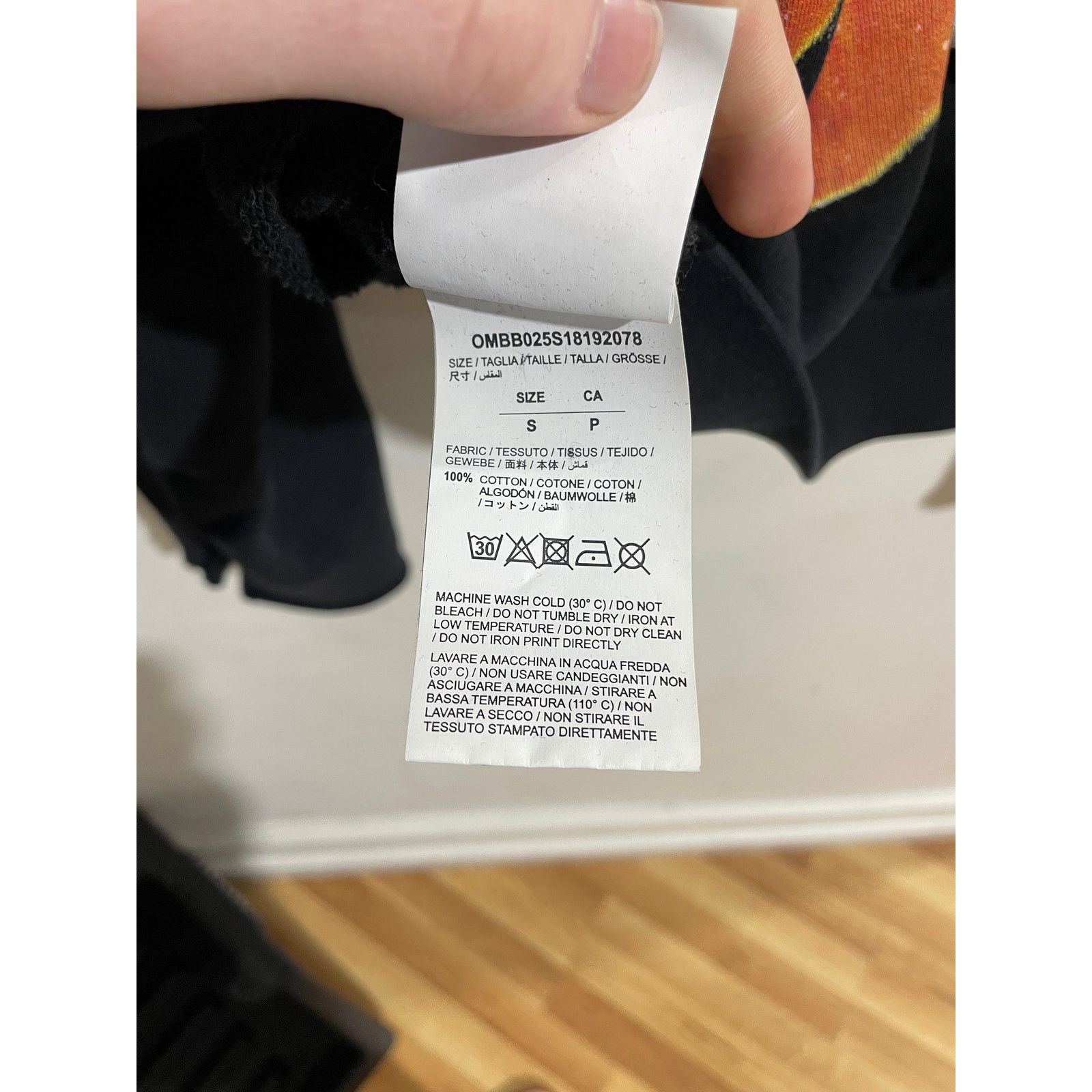 Off-White OFF-WHITE DIAG FIRE BACK ZIP HOODIE SIZE SMALL Size US S / EU 44-46 / 1 - 3 Thumbnail