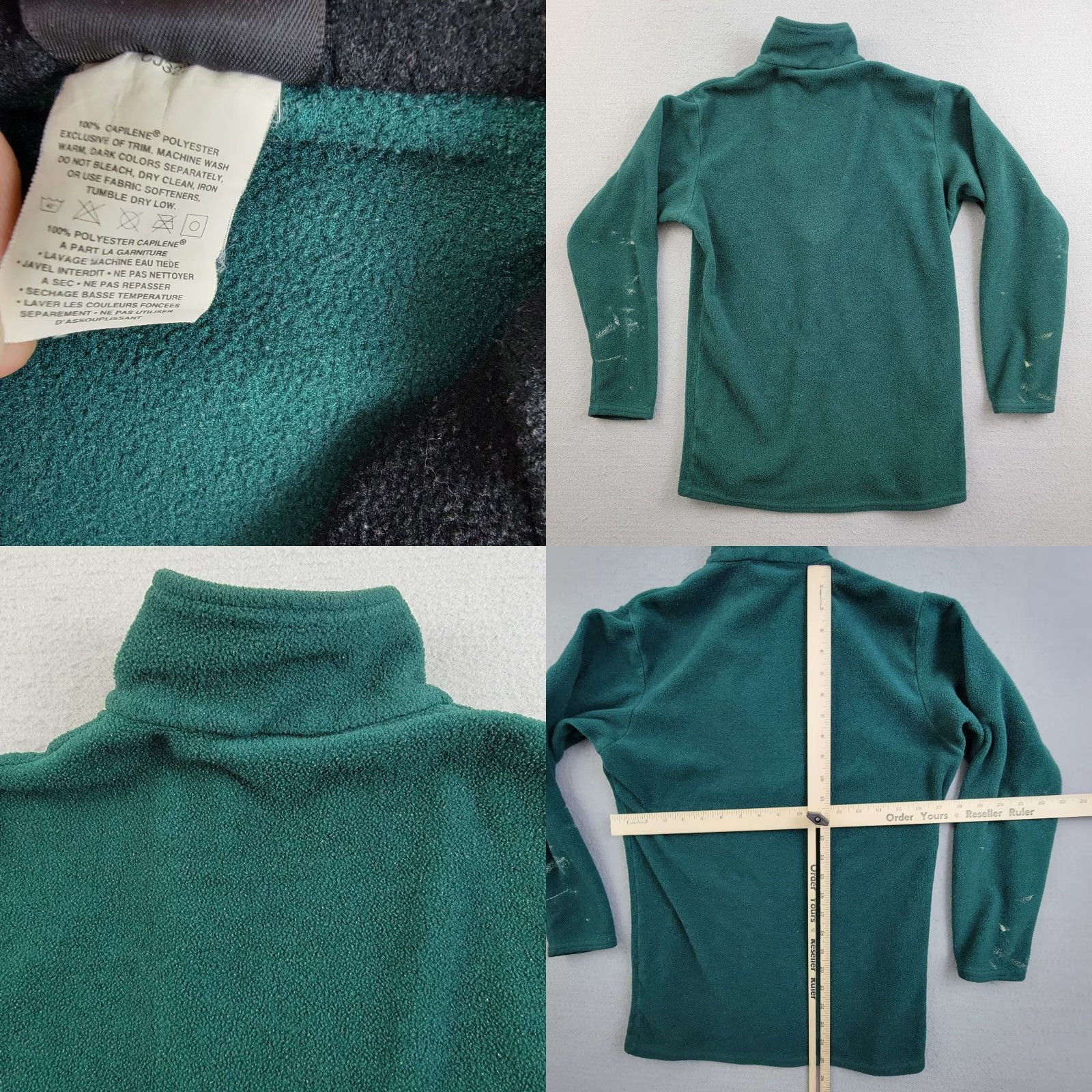 Patagonia Patagonia Yes Vintage Women’s XS Green Fleece Pullover Jacket Windbreaker 1/4 Zip USA Made Size XS / US 0-2 / IT 36-38 - 8 Thumbnail