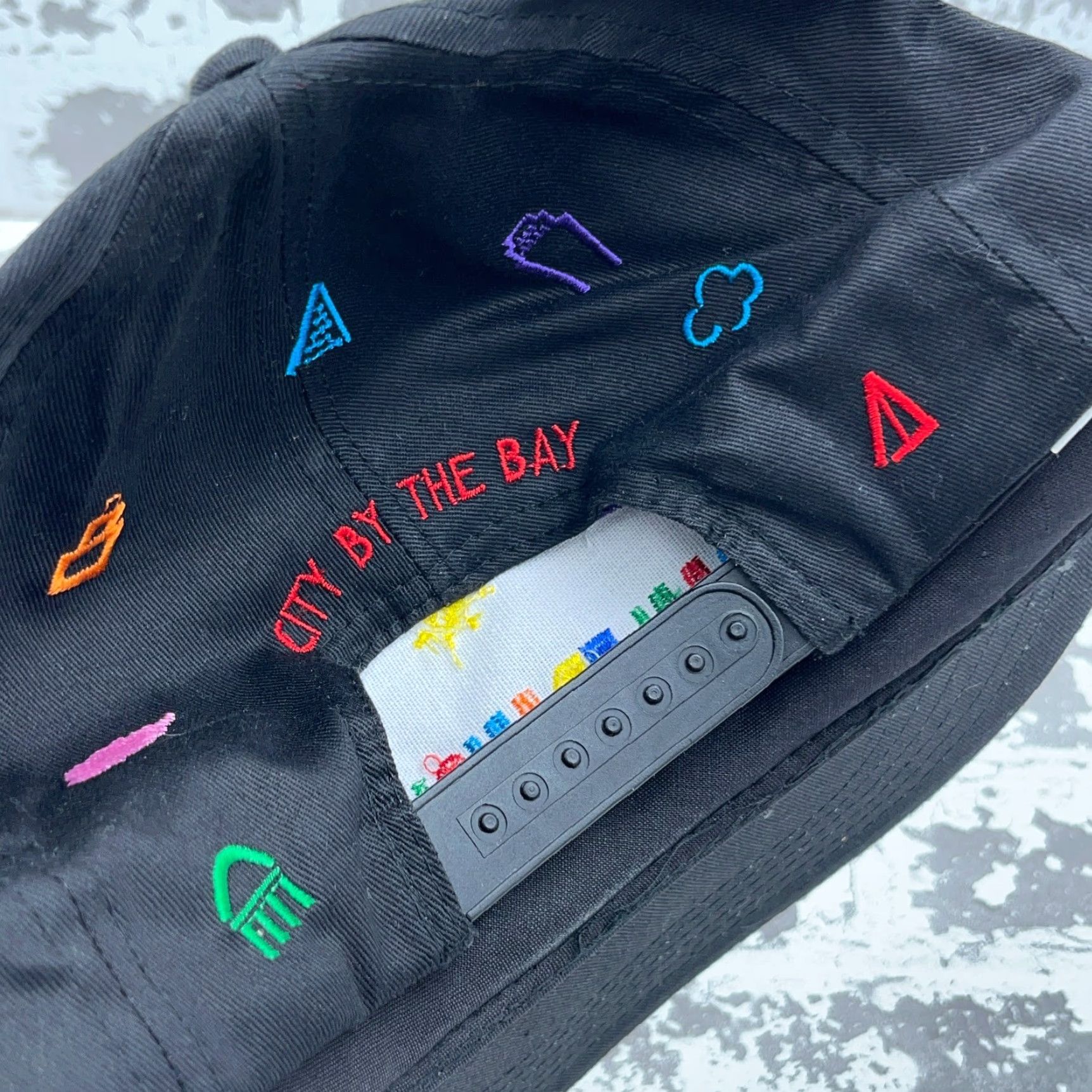 Vintage VINTAGE SNCO San Francisco Hat Cap Snapback 90s Y2K Retro Souvenir Black Nylon Twill Logo Adjustable Size ONE SIZE - 5 Thumbnail