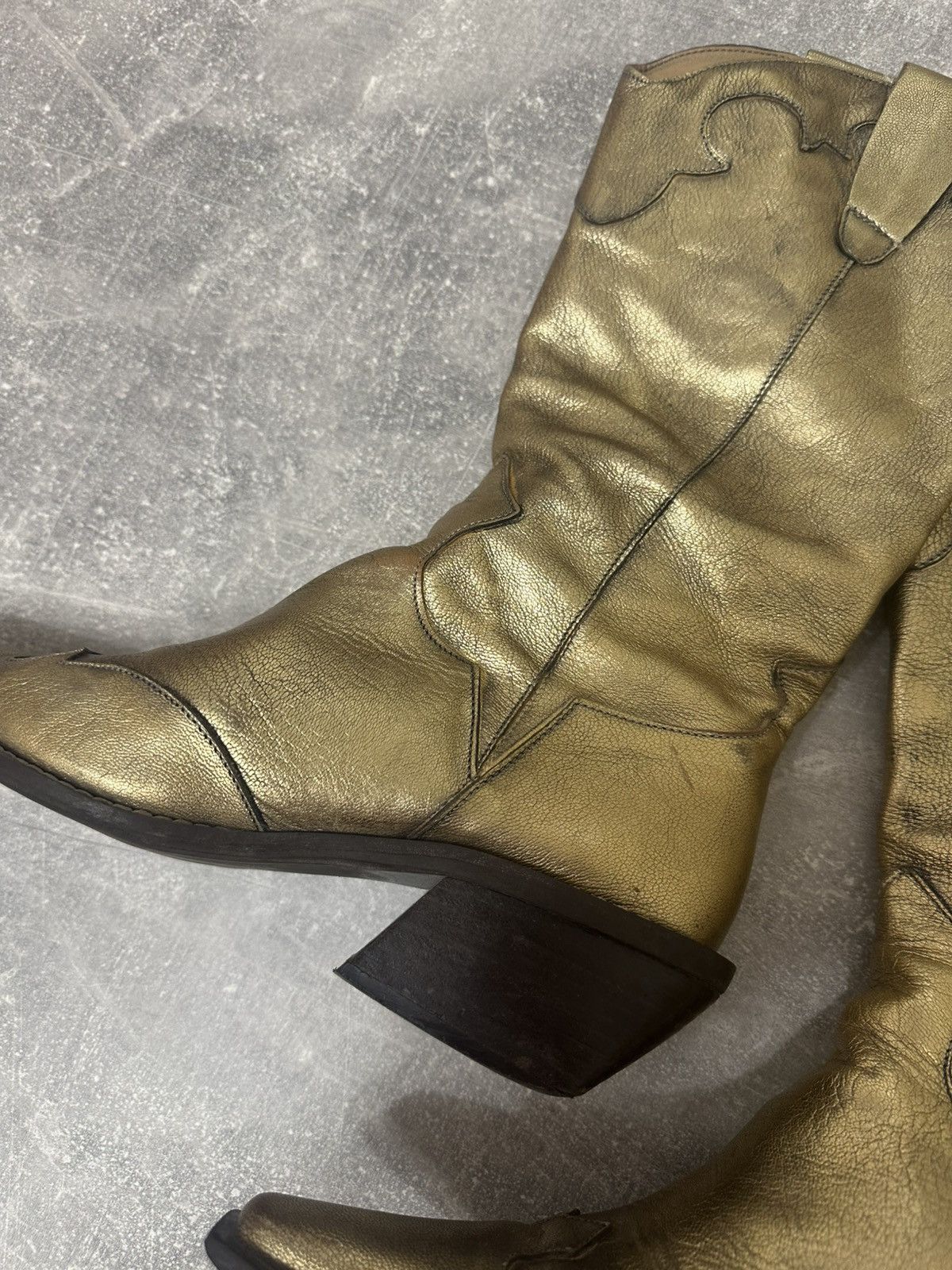 Vintage Vintage Leather Cowboy Boots Size US 9 / IT 39 - 13 Thumbnail