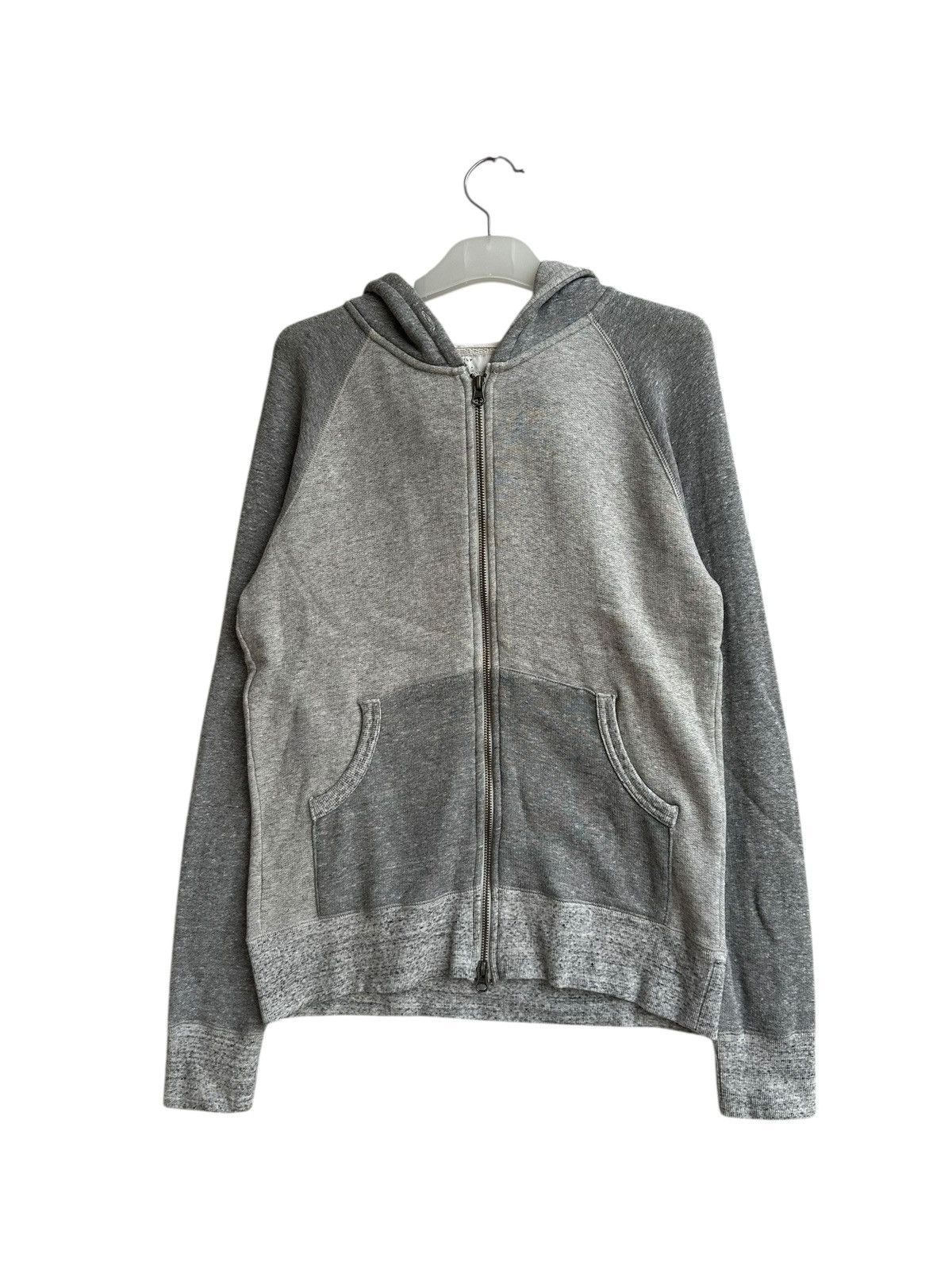 ABAHOUSE Abahouse Japan Gray Colorblock Hoodie Size US M / EU 48-50 / 2 - 1 Thumbnail
