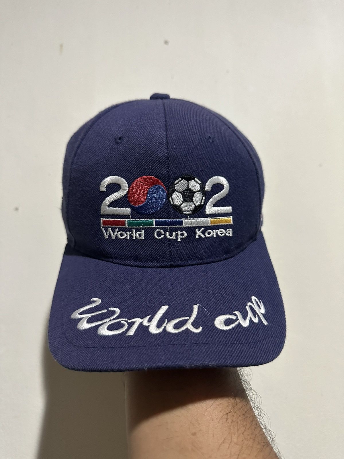Vintage VTG 2002 Korea Fifa World Cup Baseball Hat Size ONE SIZE - 1 Thumbnail