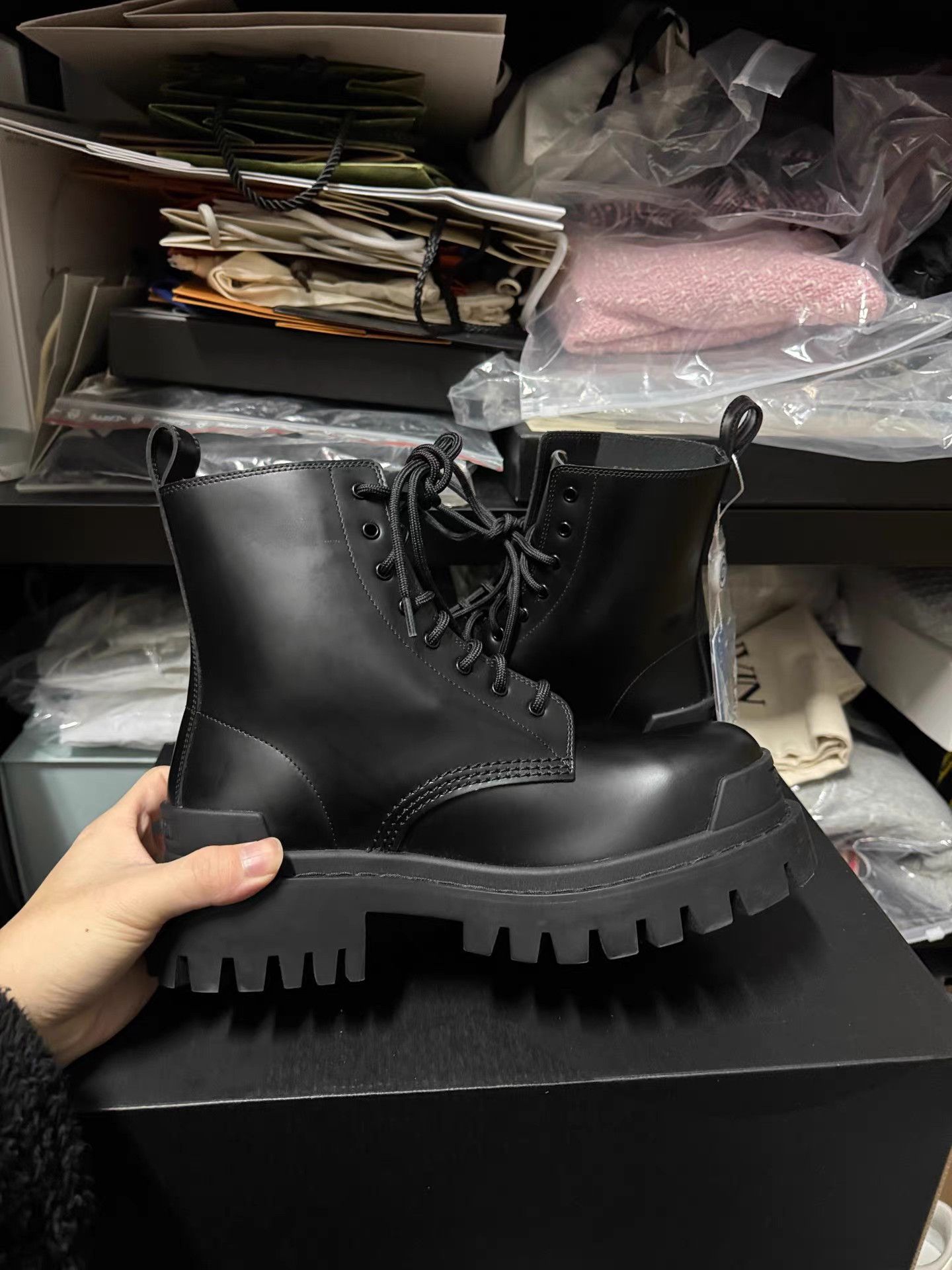 Balenciaga In Stock Balenciaga Tractor Boots K6 Size US 7 / IT 37 - 5 Thumbnail