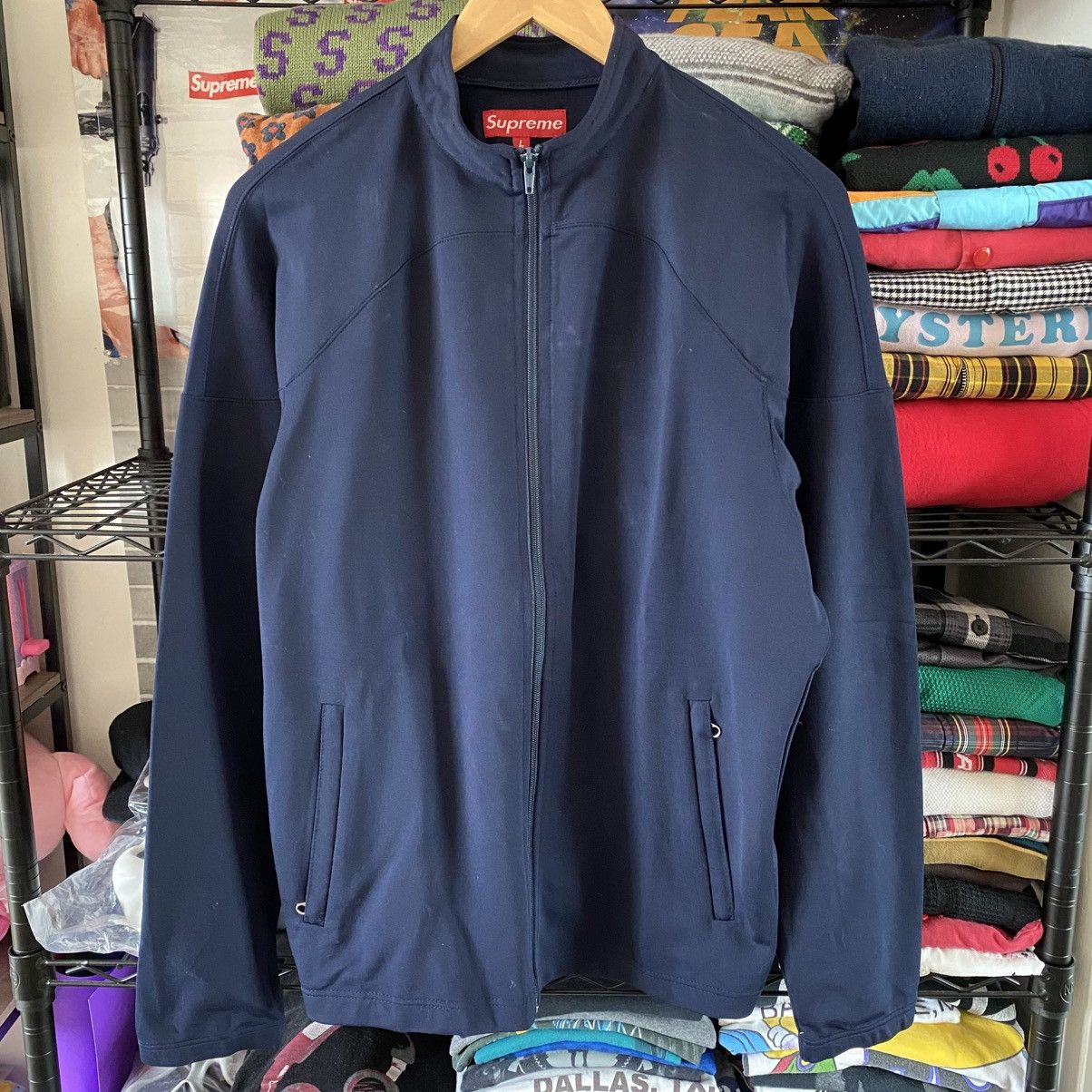 Supreme Vintage Supreme Bear Hug Jacket Navy Blue Archive 2002 Size US L / EU 52-54 / 3 - 1 Thumbnail