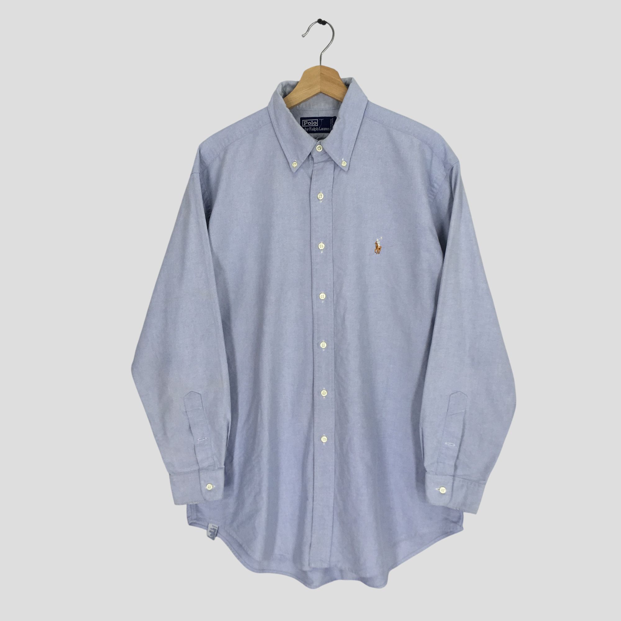 Polo Ralph Lauren Blue Jeans Shirt Formal Oxfords Polo RL
