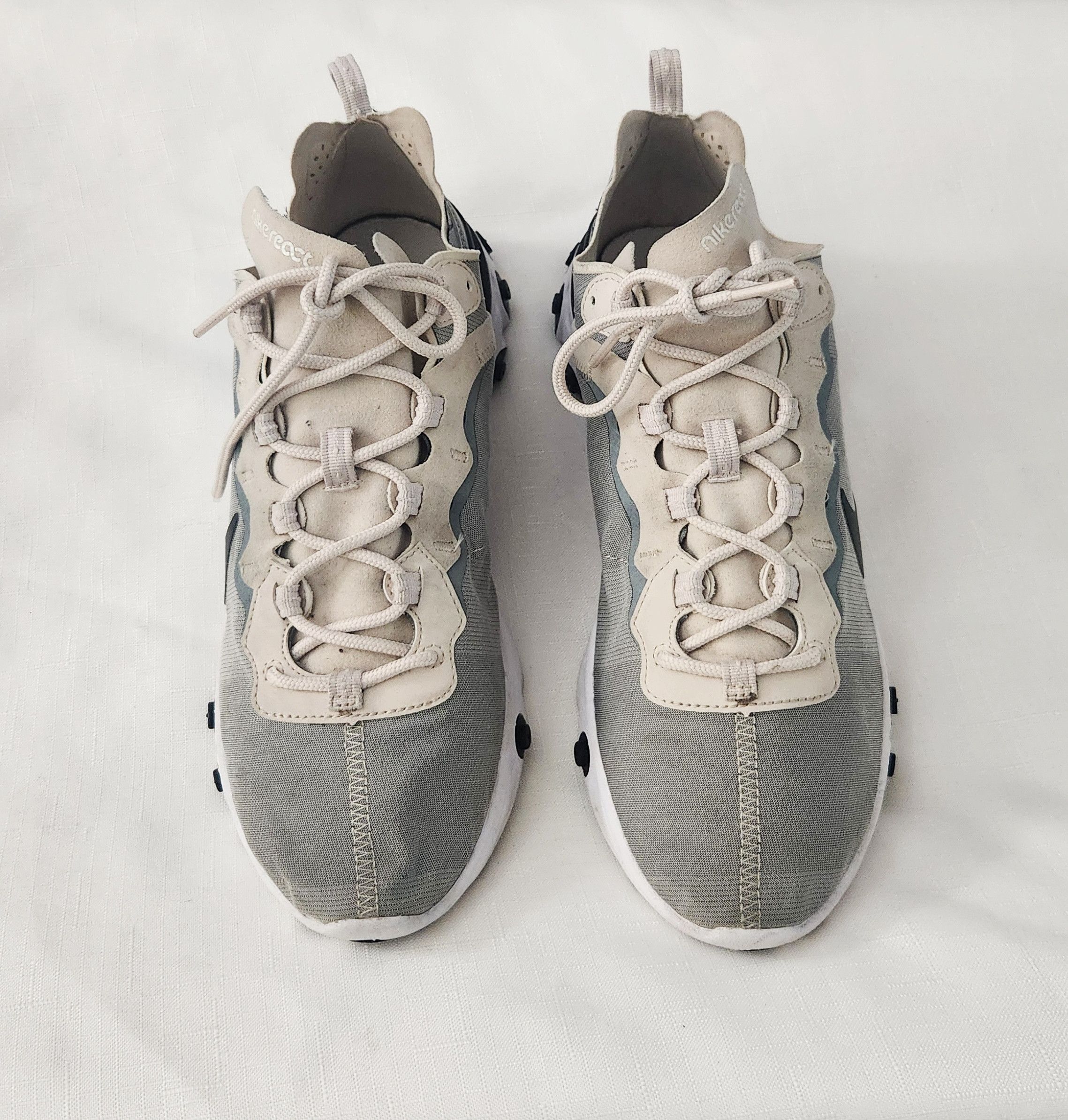 Nike Nike React Low Black Gray Tan Running BQ6166-100 ‘18 Size 11 Size US 11 / EU 44 - 3 Thumbnail