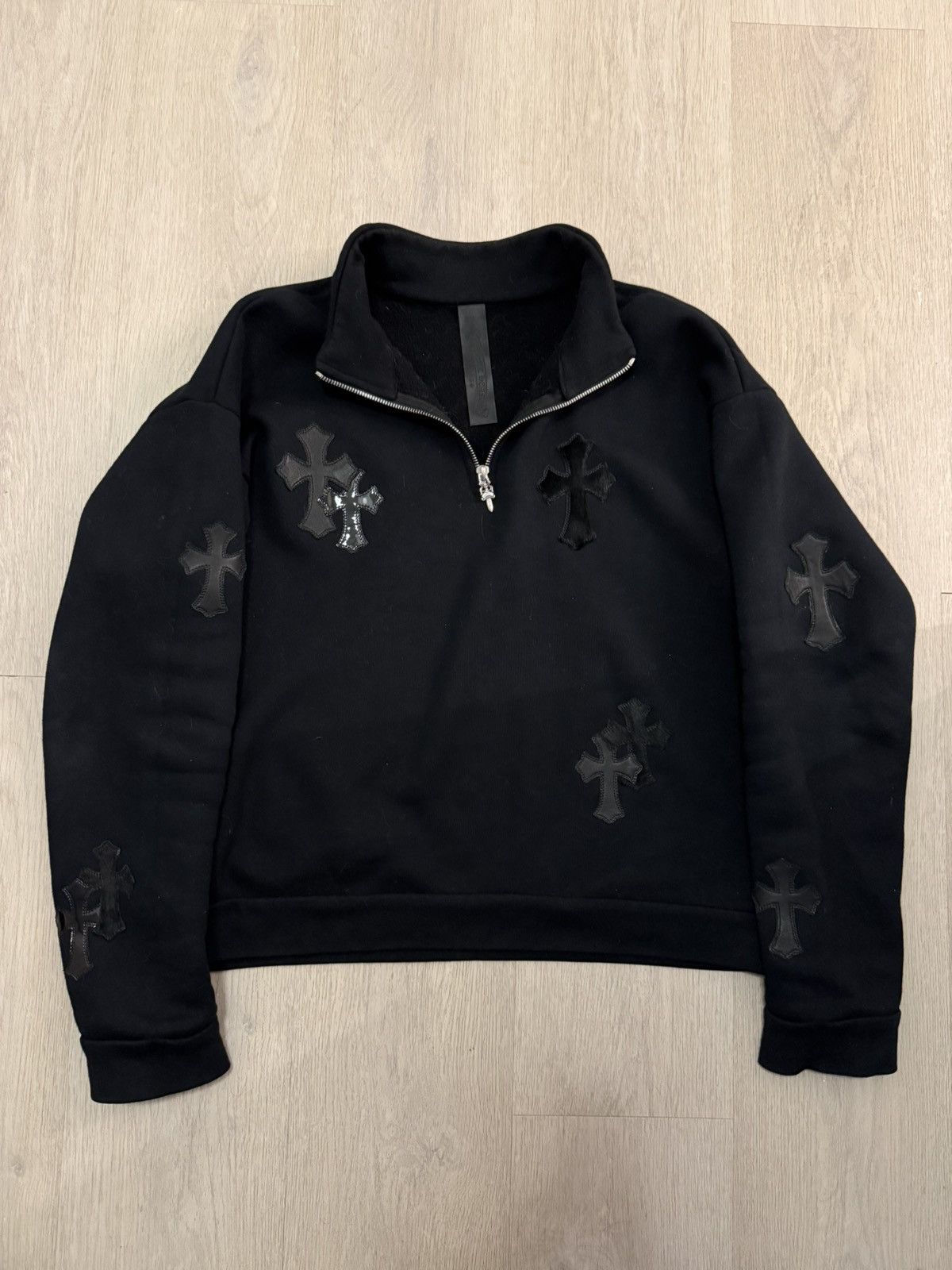 Chrome Hearts Chrome Hearts Flooded 15 Cross Patch Quarter Zip Size US S / EU 44-46 / 1 - 1 Thumbnail