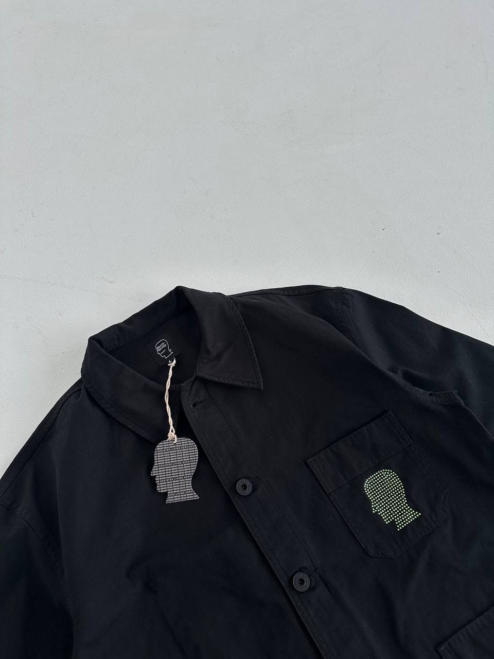 Brain Dead Brain Dead Squirrel Rhinestone Chore Coat Washed Black Size L / US 10 / IT 46 - 2 Thumbnail