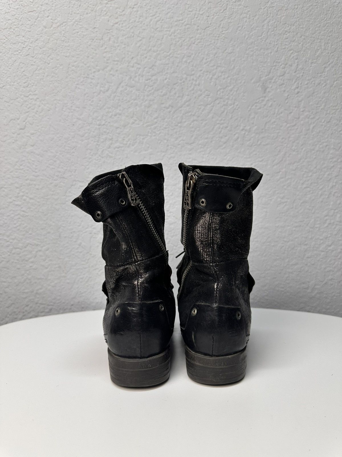 A.S.98 Leather Boots A.S. 98 Western Air step Guisi style Vintage Size US 7 / IT 37 - 6 Thumbnail