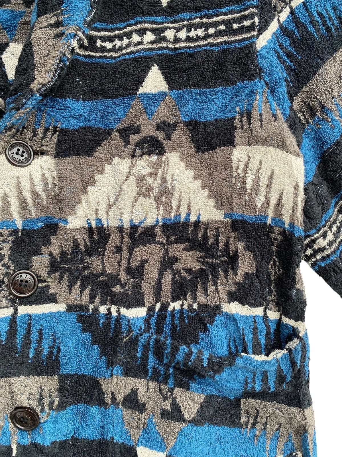 Hysteric Glamour 90s Hysteric Glamour native tribe women logo fleece jacket Size S / US 4 / IT 40 - 3 Thumbnail