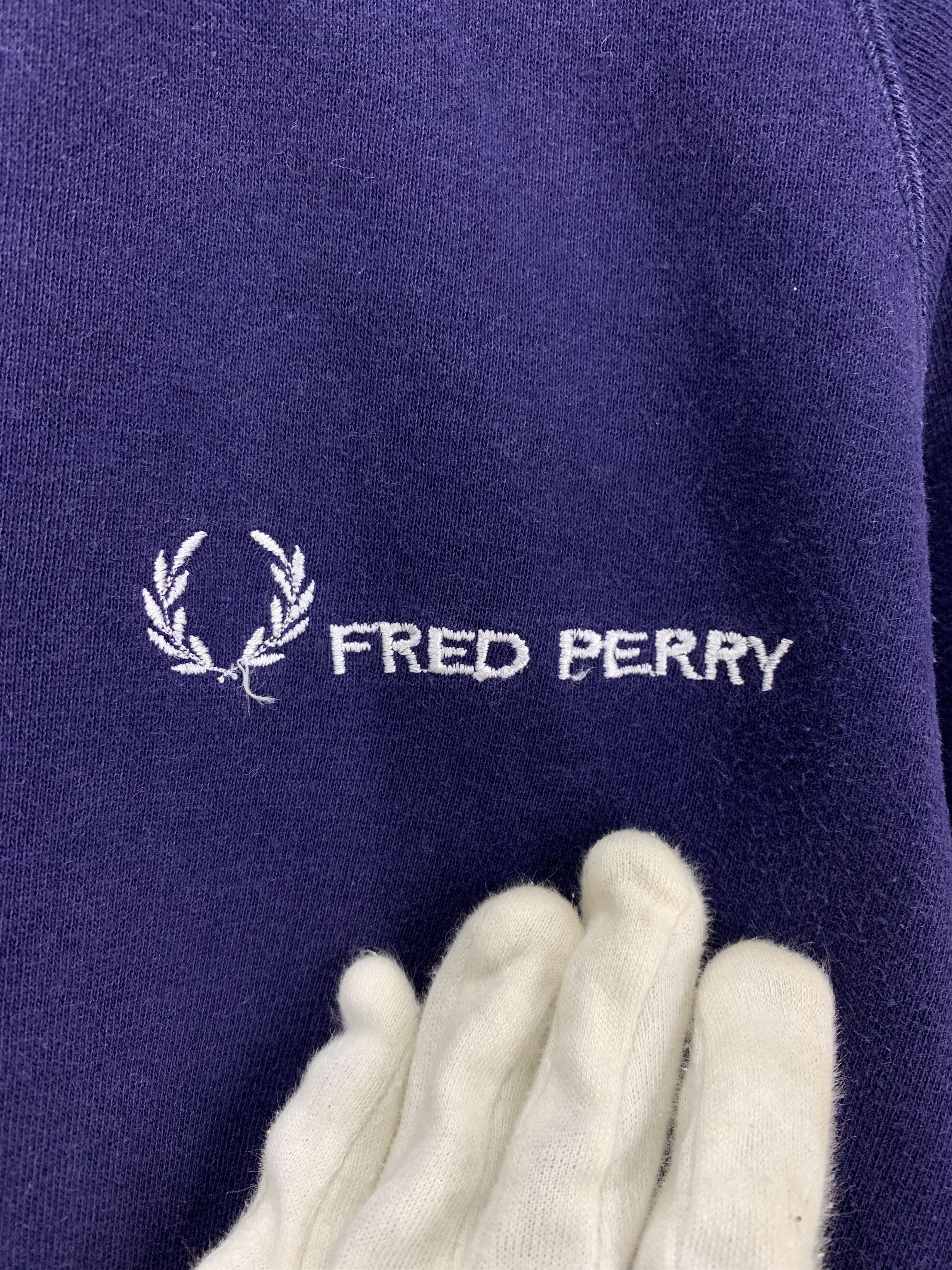 Fred Perry 90s Vintage FRED PERRY Stripe Ringer Sweatshirt #2111/17 Size US S / EU 44-46 / 1 - 2 Thumbnail