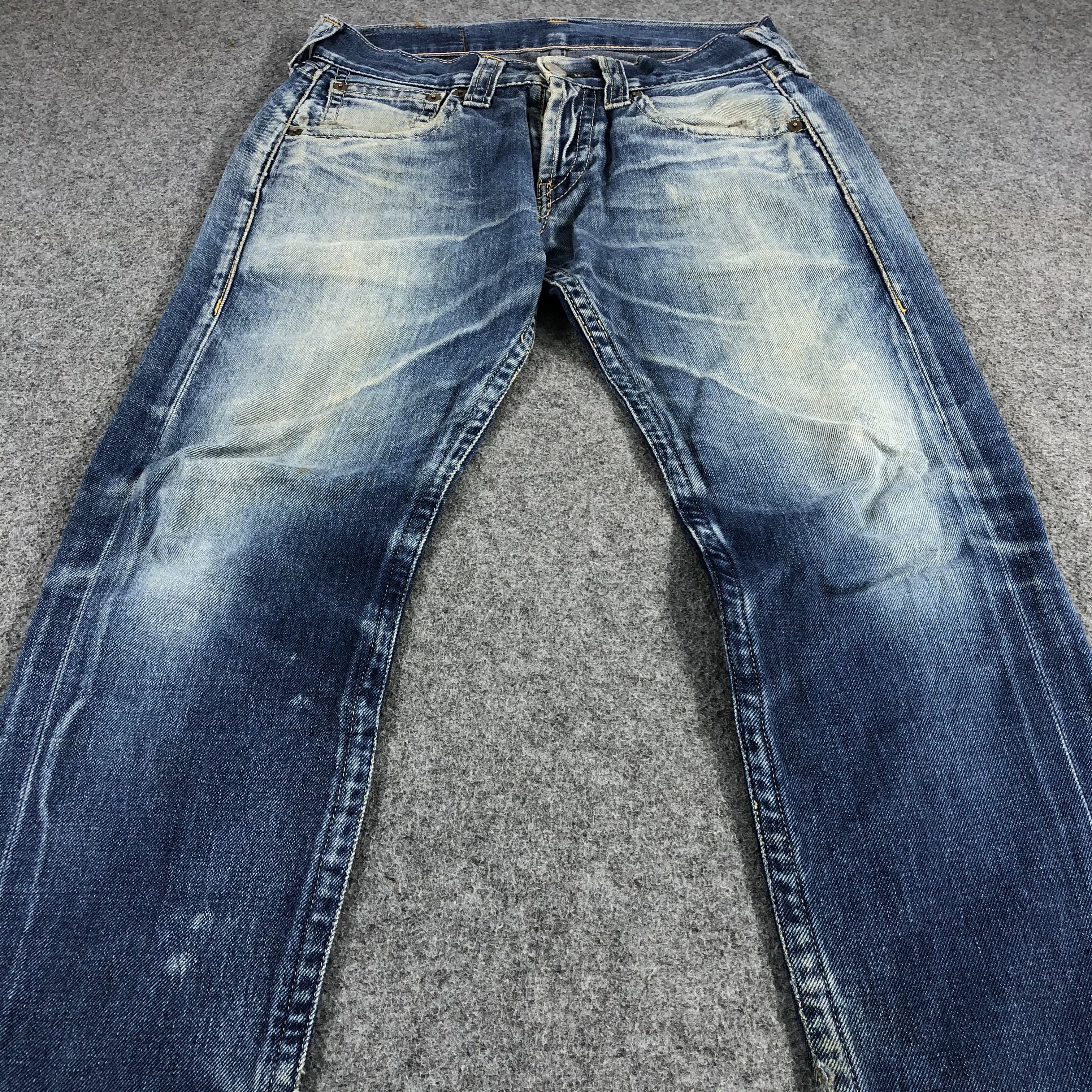 Levi's × Vintage Vintage 90s Blue Wash Levis 901 Jeans-JM1406 Size US 32 / EU 48 - 3 Thumbnail