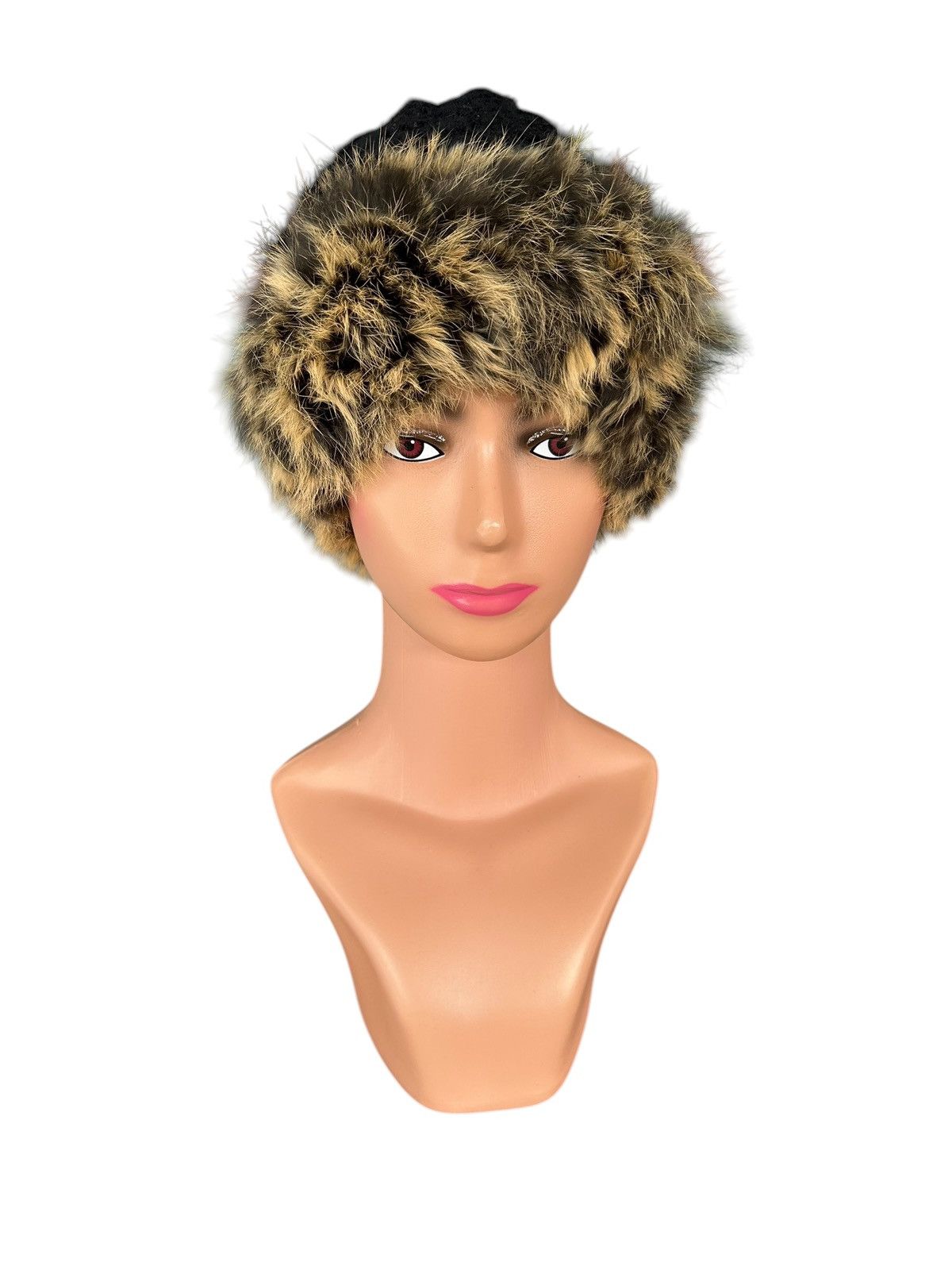 Japanese Brand × Kapital × Vintage Japanese Punk Bondage Style Knitt Fur Beanie Hats Size ONE SIZE - 4 Thumbnail