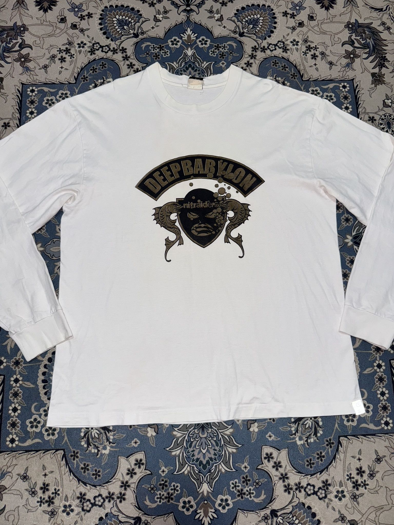 Japanese Brand × Nitraid Japanese Brand Nitraid Anti Babylon Equipment Bape T shirt Size US L / EU 52-54 / 3 - 1 Thumbnail