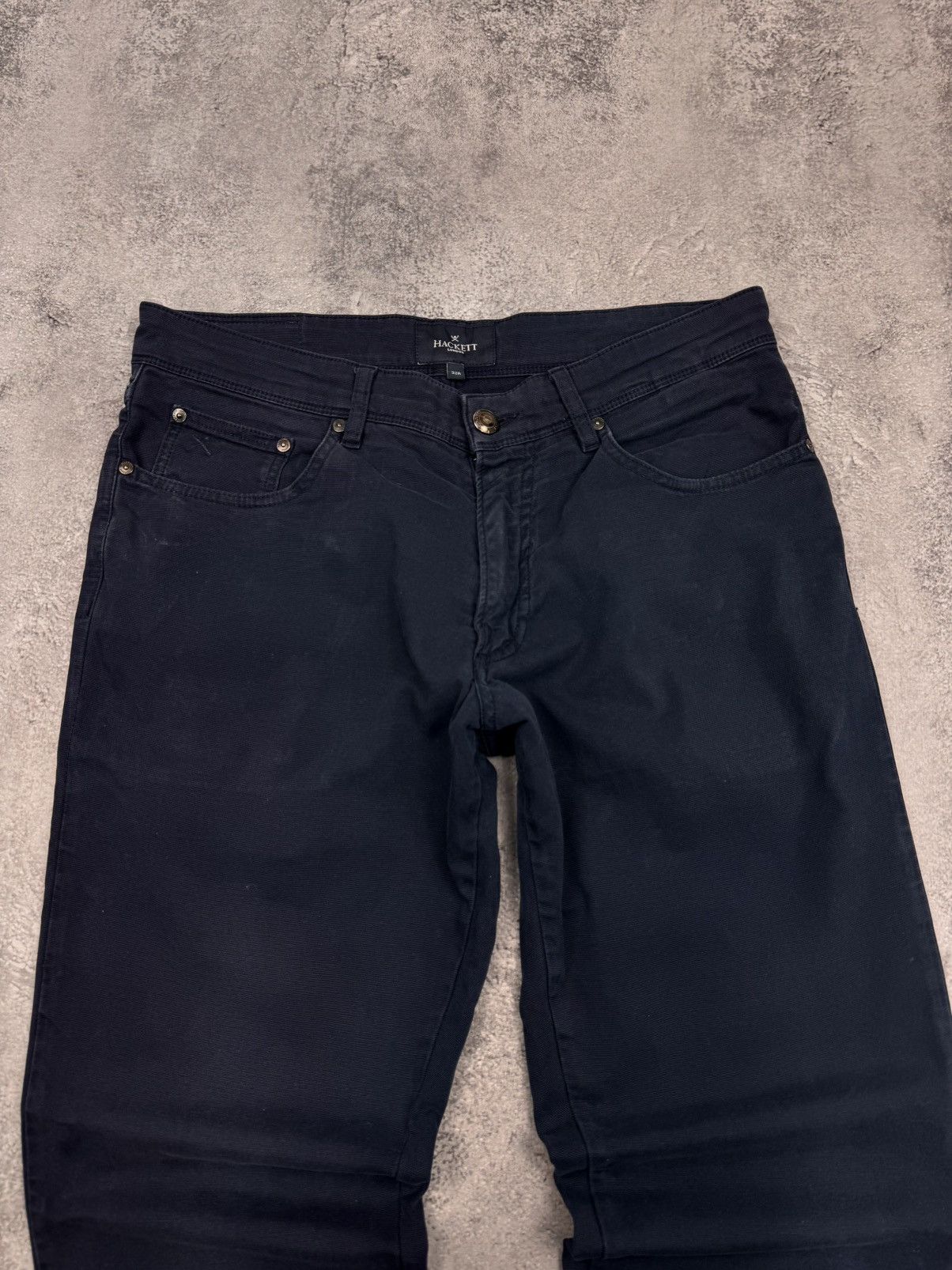 Hackett Hackett London Men Cotton Elastane Jeans Dark Blue Size 32R Size US 32 / EU 48 - 5 Thumbnail