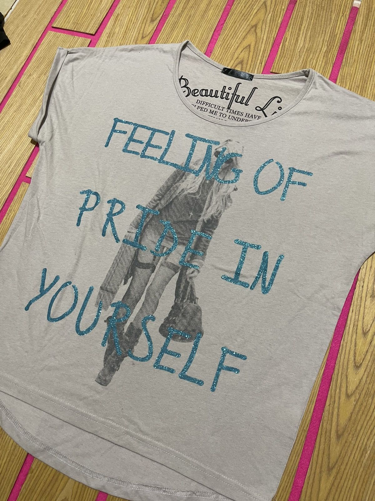 If Six Was Nine Y2K BEAUTIFUL LIFE short sleeve tshirt ifsix style Size M / US 6-8 / IT 42-44 - 2 Thumbnail