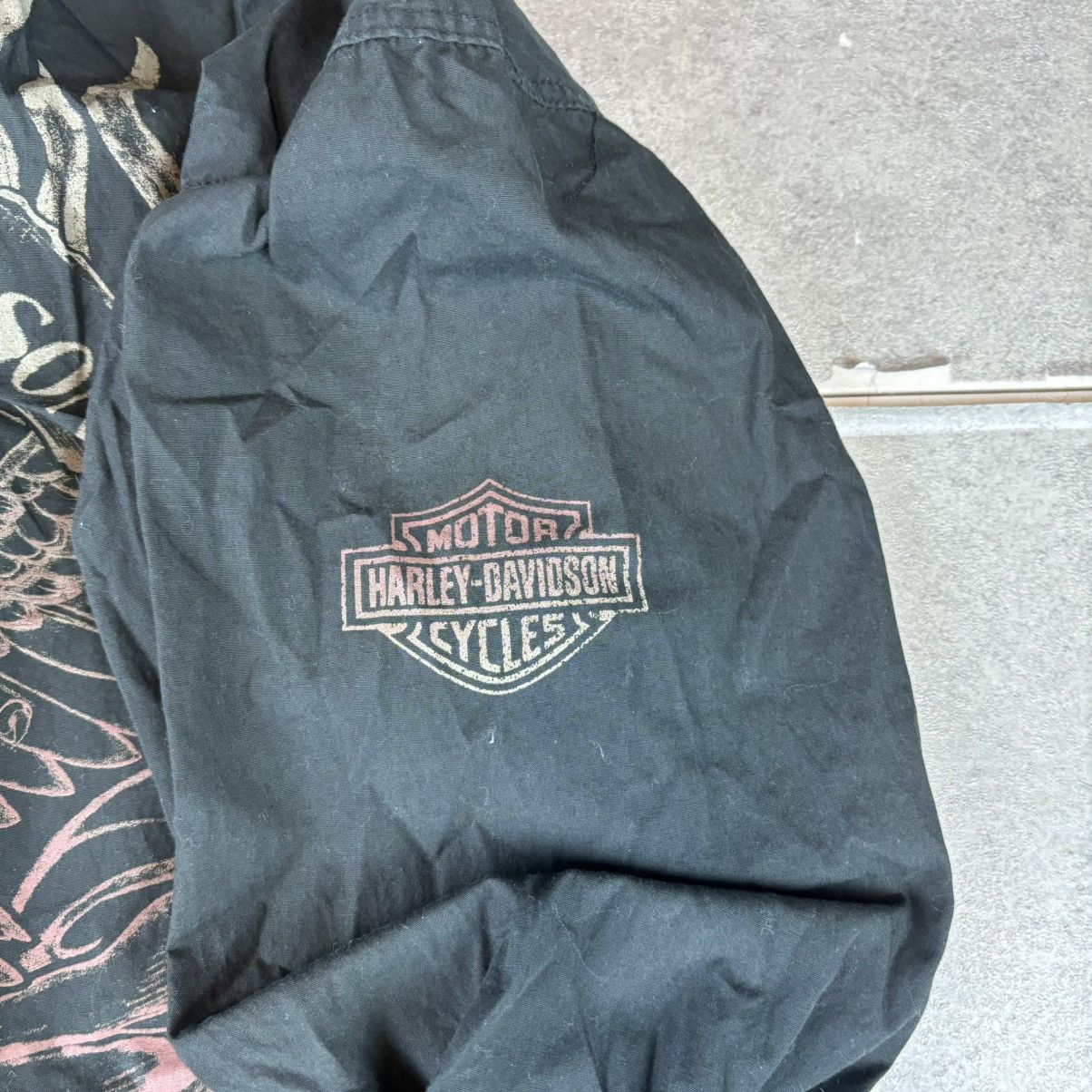 Harley Davidson Y2k black Harley davidson eagle button up Size US M / EU 48-50 / 2 - 3 Thumbnail