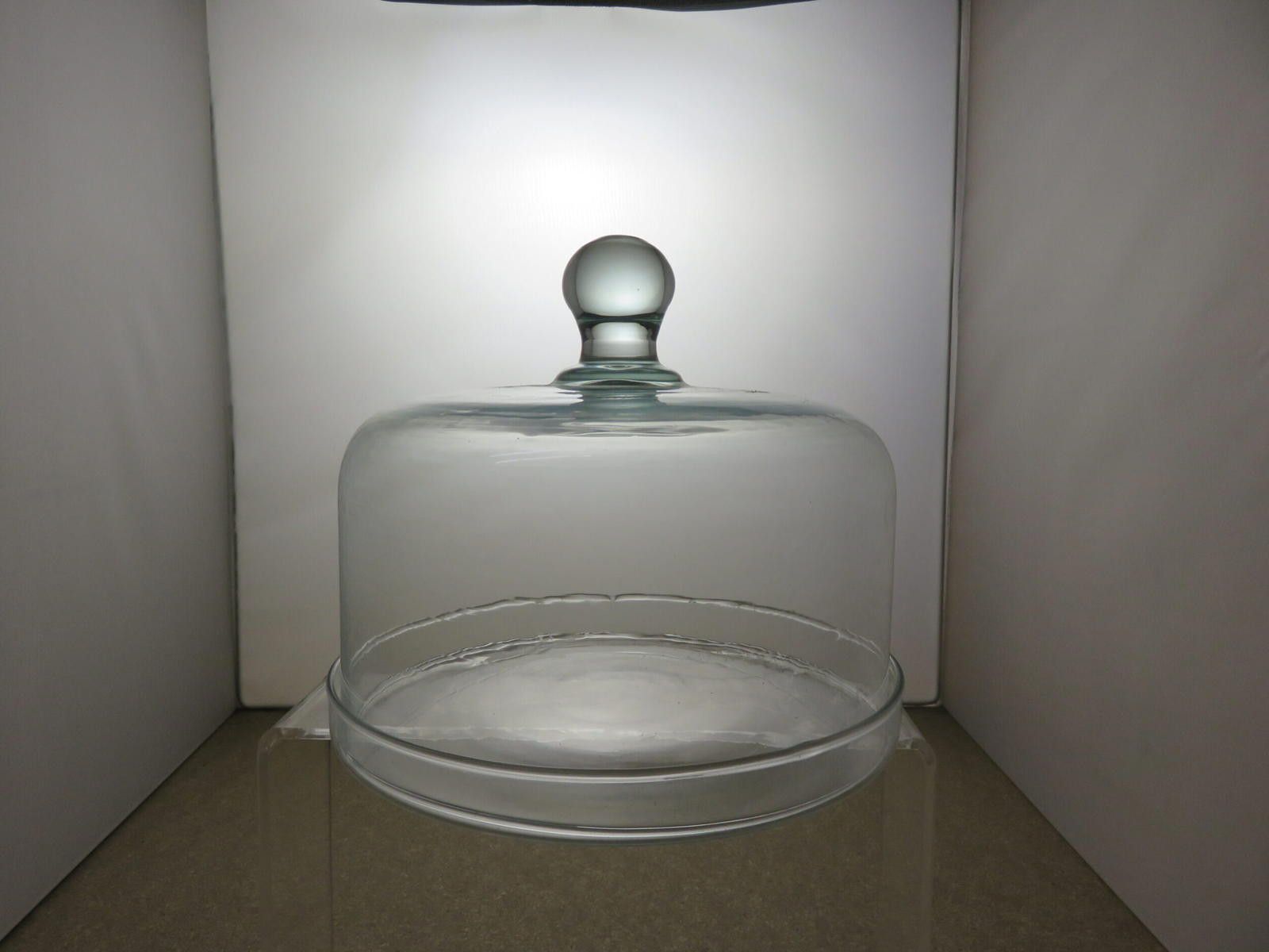 The Unbranded Brand Dessert Serving Dish Desert Cloche cake Dome Display 7" Size ONE SIZE - 2 Thumbnail