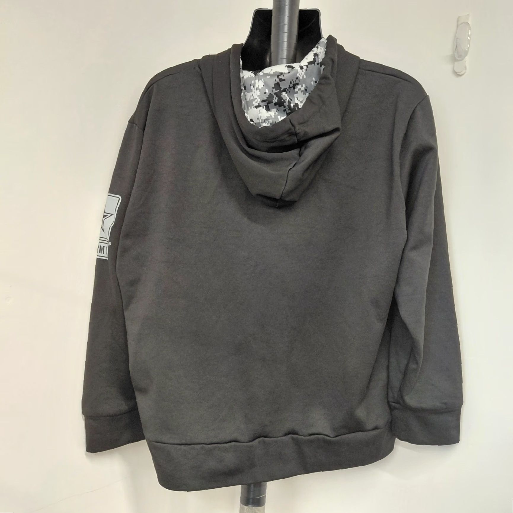 KangaROOS US Army Pullover Hoodie Women XL Black Camo Long Sleeve Kangaroo Pocket Hoodie Activewear Autumn Winter Fall Womens XS? Size XL / US 12-14 / IT 48-50 - 7 Thumbnail