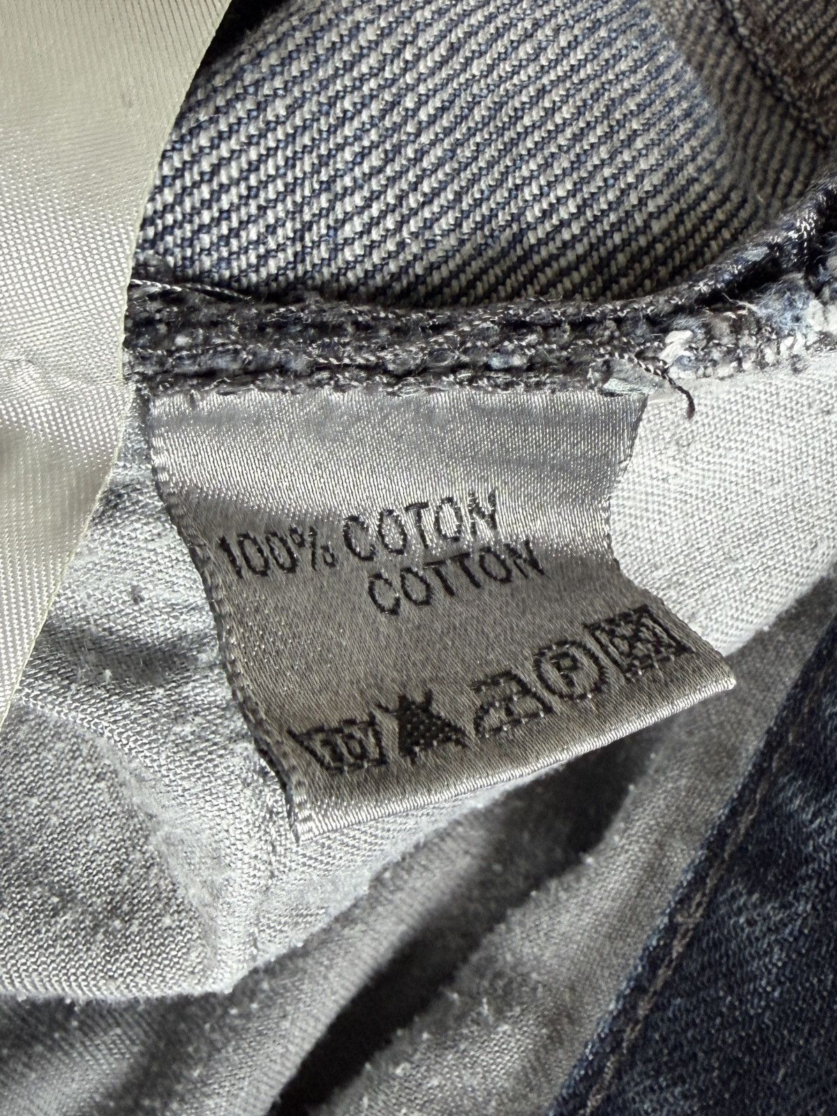 Dior Dior Homme Hogwash Gray Overdye Denim Jeans KVA Size US 31 - 9 Thumbnail