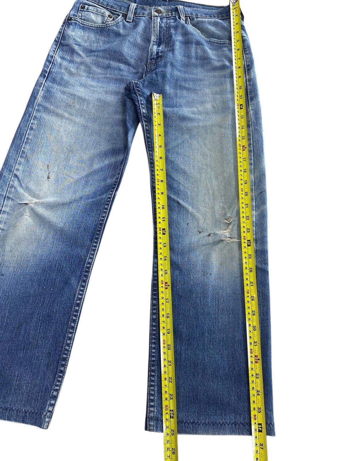 Levi's Levi’s_ Mud Wash Whiskered Style Straight Leg Jeans Size US 30 / EU 46 - 8 Thumbnail