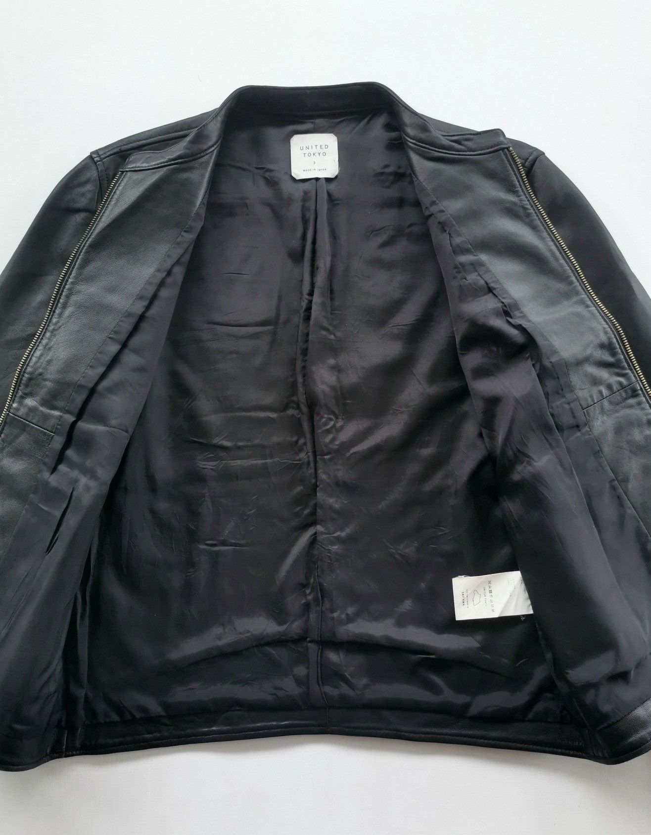 Japanese Brand Lambskin United Tokyo Leather Motorcycle Jackets Size US S / EU 44-46 / 1 - 6 Thumbnail